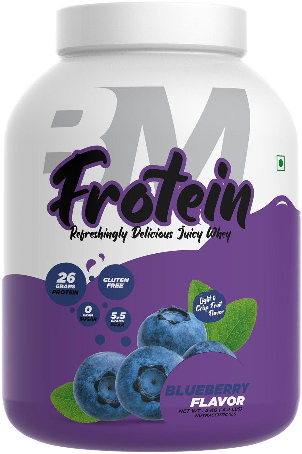Image of BIGMUSCLES NUTRITION Frotein [59 Servings], Refreshing Flavored 26g Hydrolysed Isolate Whey Protein