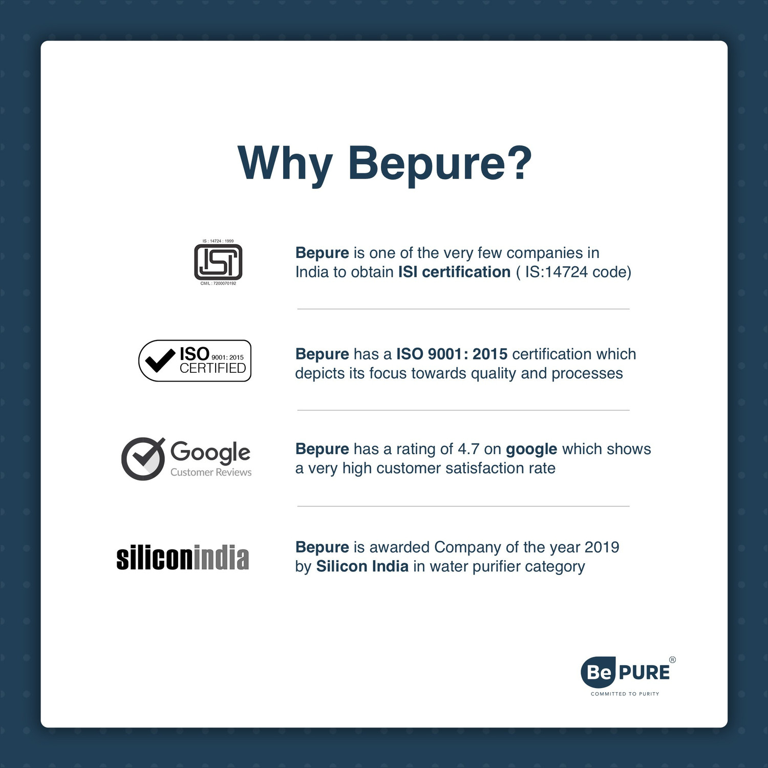 Image of BePURE 4G pH Hot and Cold 9 L RO + UV + UF + TDS + Alkaline Water Purifier with Hot and Cold water feature