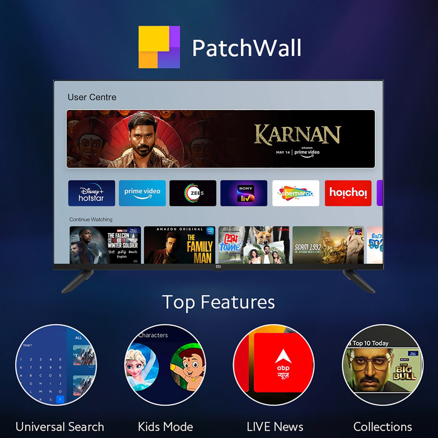 Image of XIAOMI by Mi 4A Horizon Edition 100 cm (40 inch) Full HD LED Smart Android TV with FHD | DTS-HD | Vivid Picture Engine