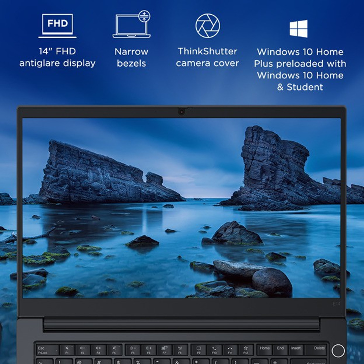 Image of Lenovo ThinkPad E14 Gen2 AMD Ryzen 5 Hexa Core 5th Gen 4650U - (8 GB /256 GB SSD /Windows 10 Home) E14 Laptop
