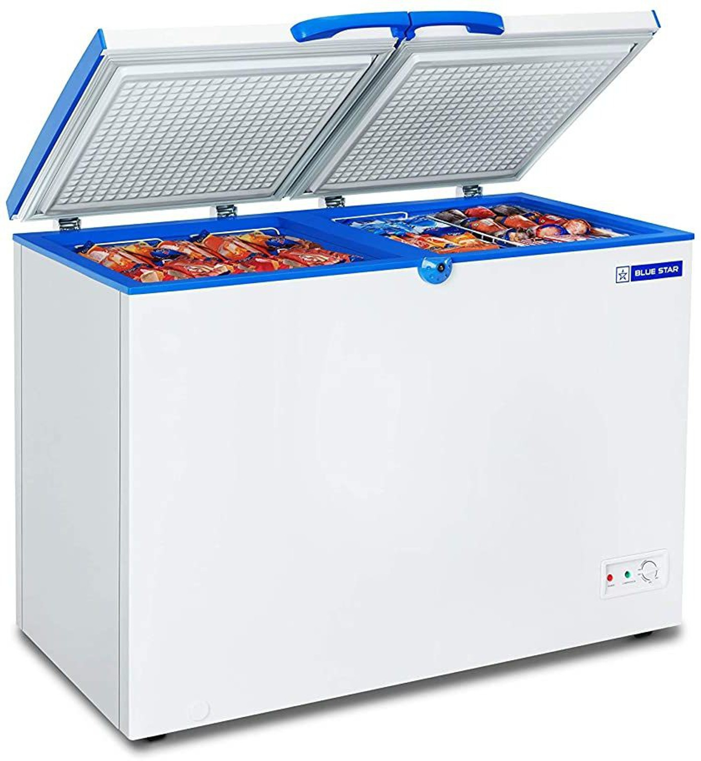 Image of Blue Star 284 L Double Door Standard Deep Freezer