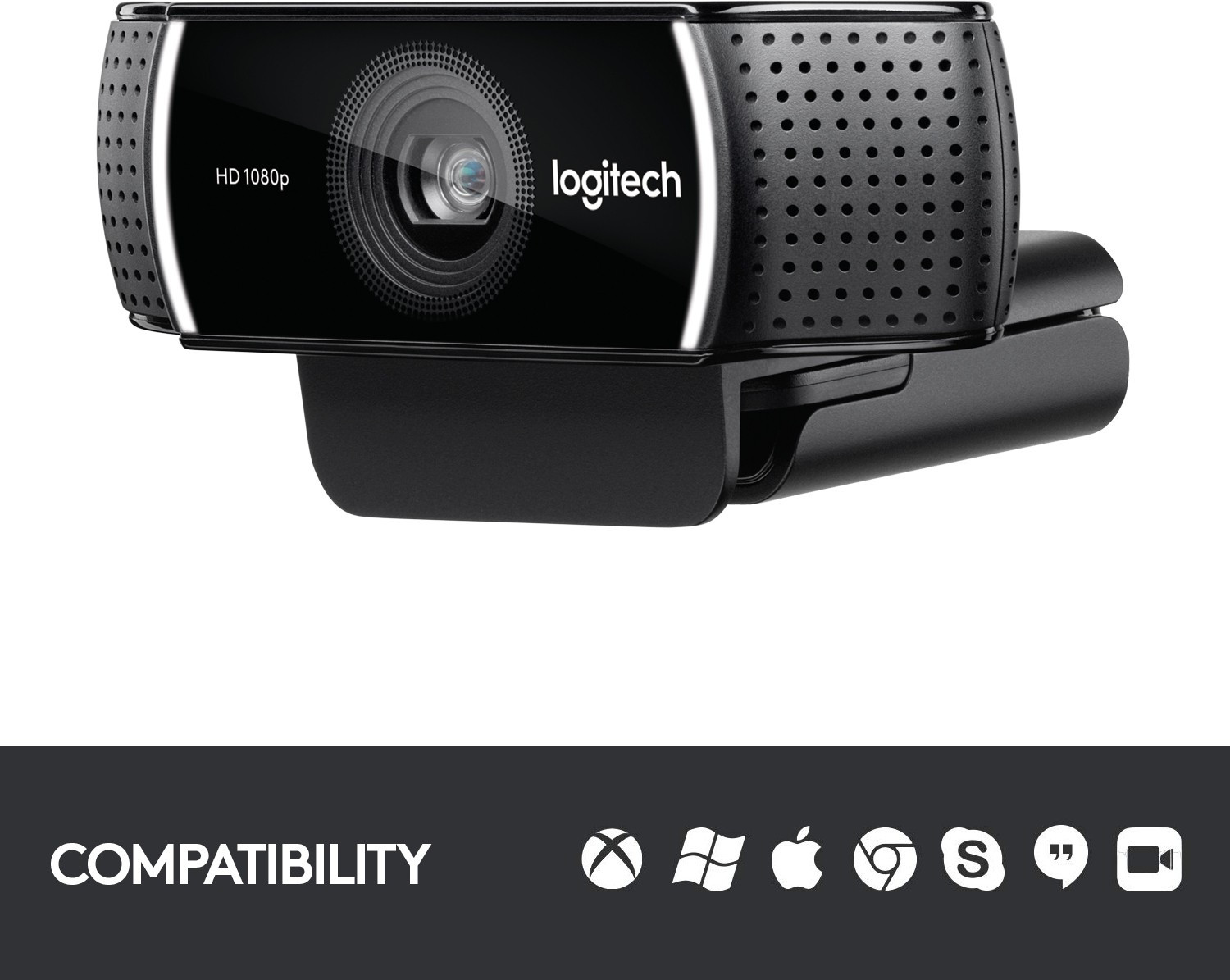 Image of Logitech C922 Pro 0 MP HD Webcam with Built-In Microphone USB Connectivity