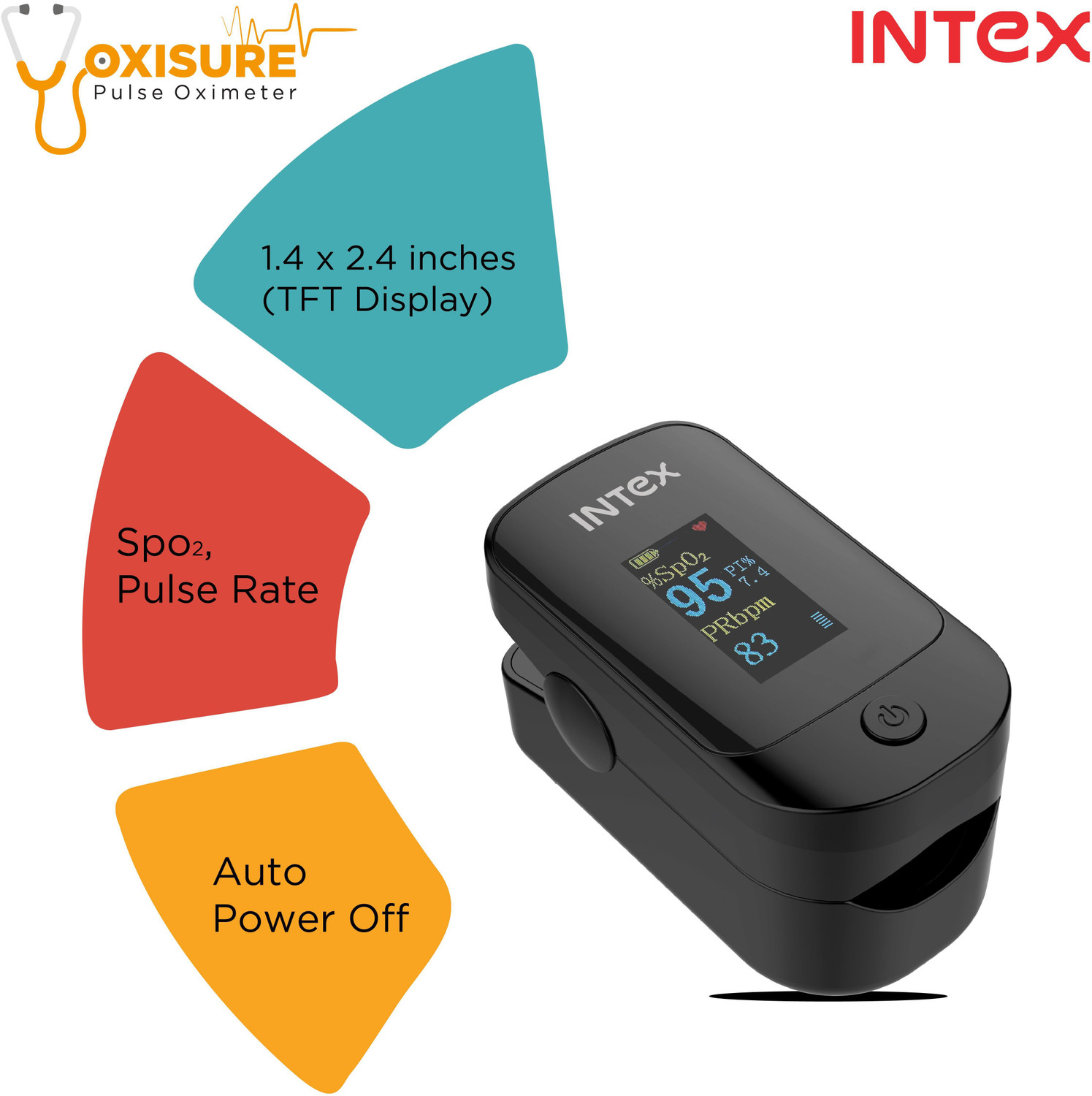 Image of Intex Oxisure Pulse Oximeter