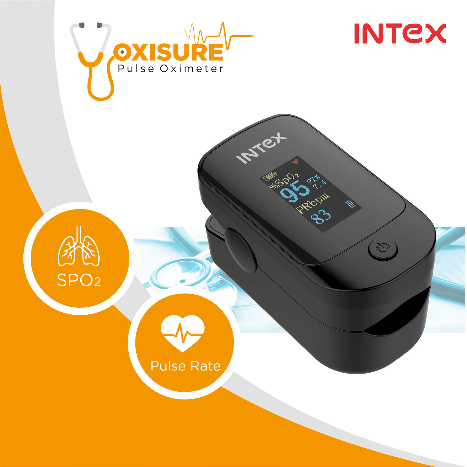 Image of Intex Oxisure Pulse Oximeter
