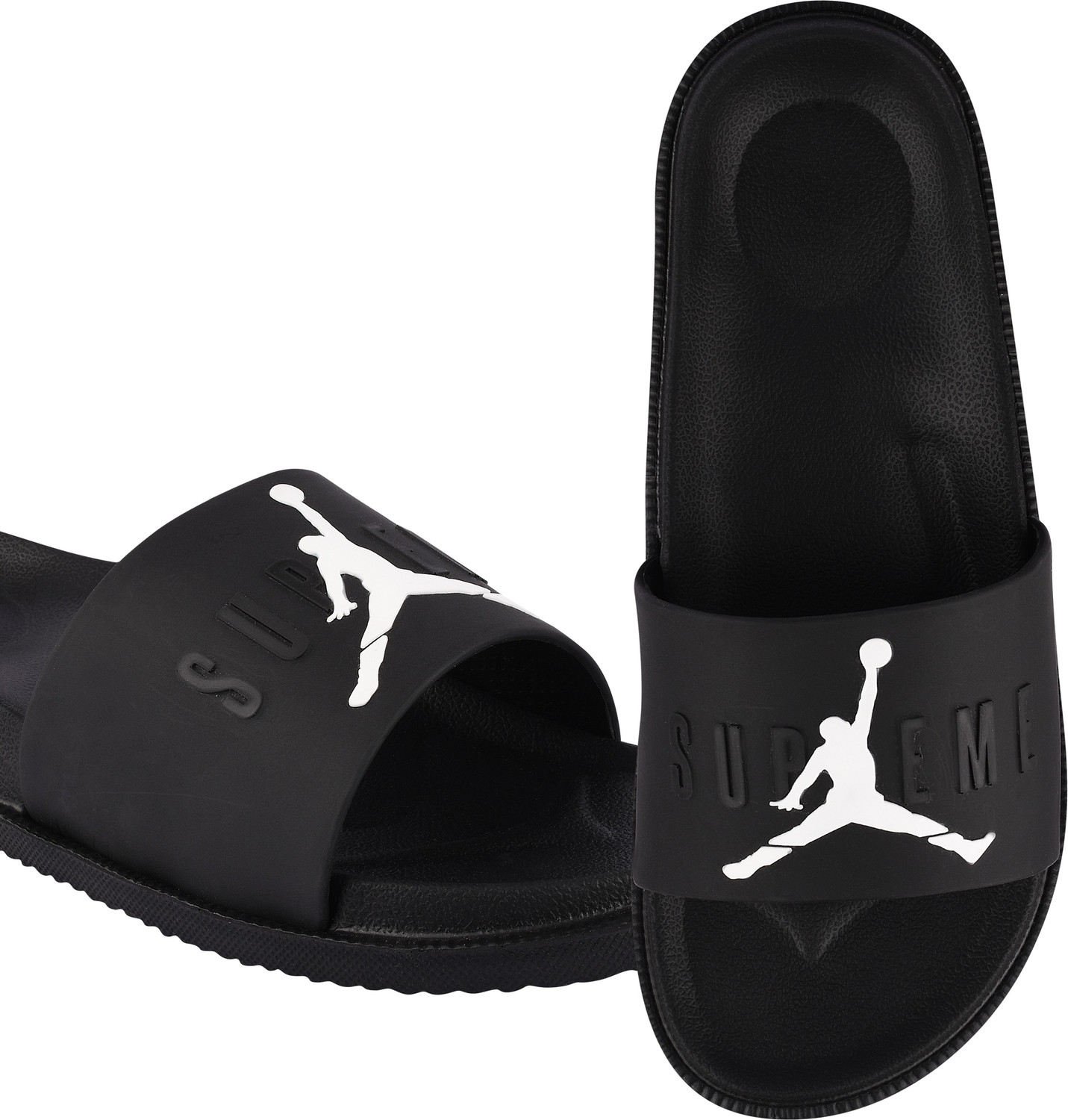 Supreme clearance slippers black