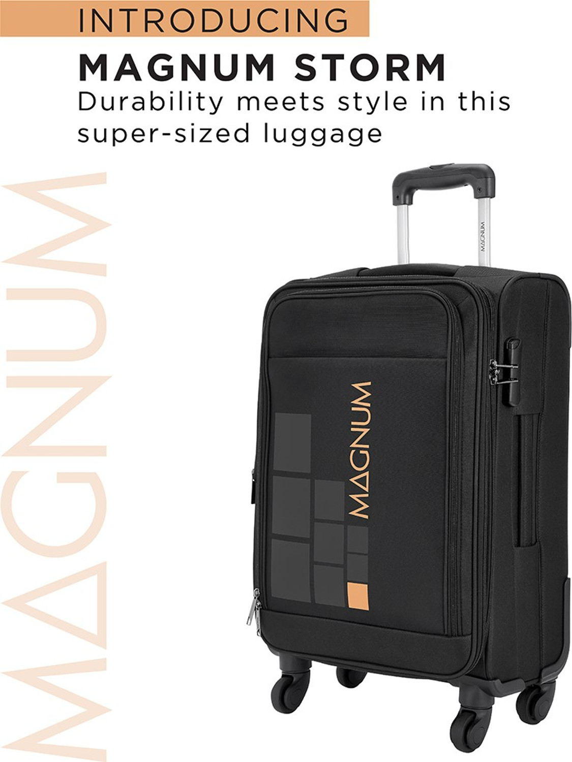 Image of Safari STORM Set of 3 (Small 27cm | Medium 59cm | Large 81cm) 4W Expandable Check-in Suitcase 4 Wheels - 31 inch