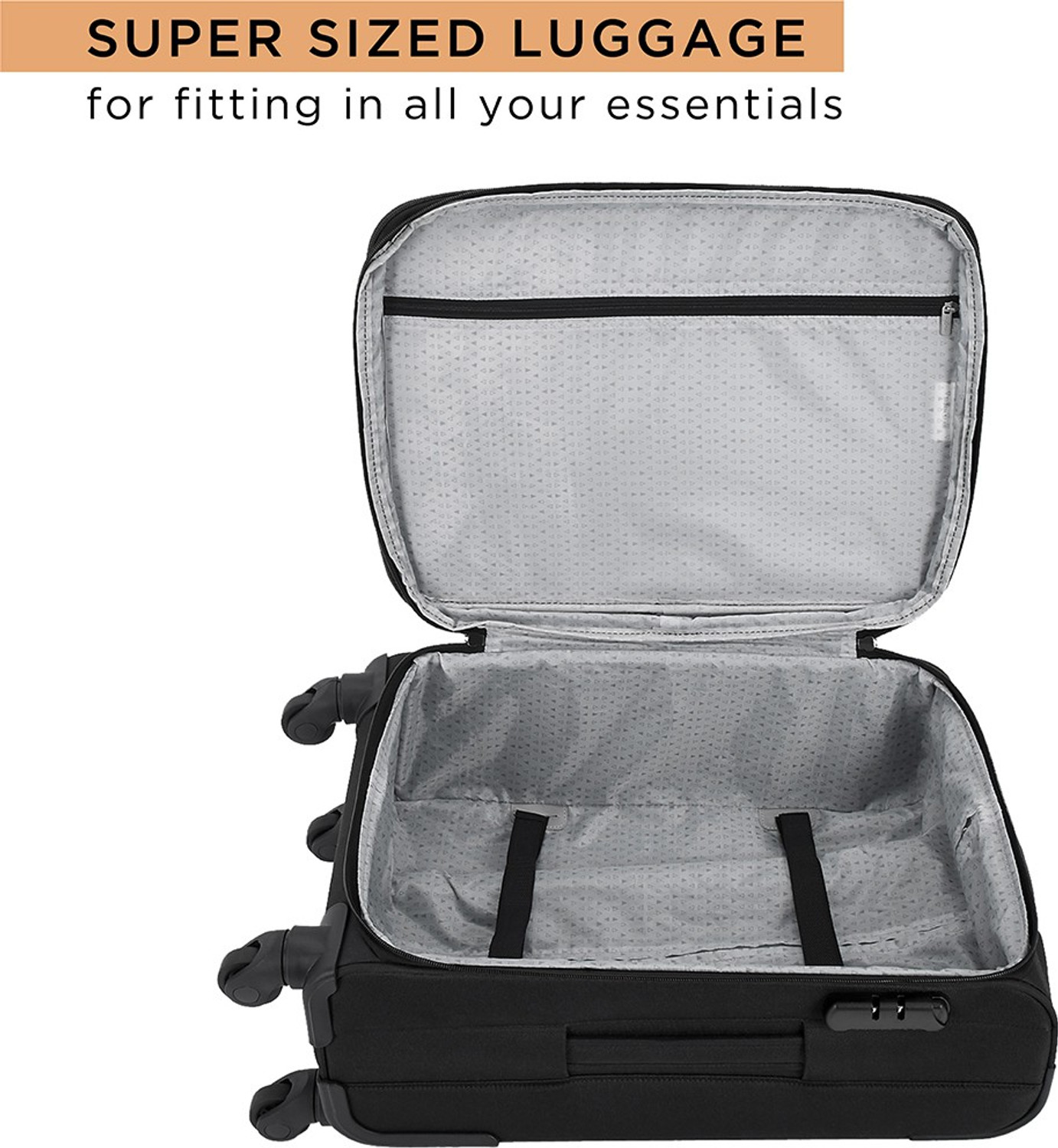 Image of Safari STORM Set of 3 (Small 27cm | Medium 59cm | Large 81cm) 4W Expandable Check-in Suitcase 4 Wheels - 31 inch