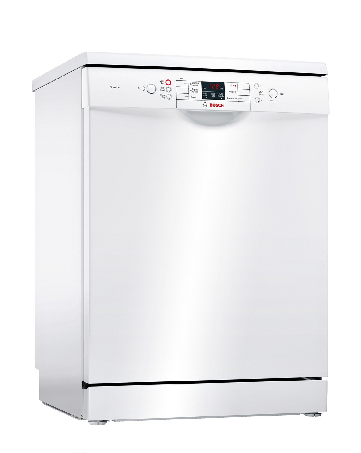 Image of BOSCH SMS66GW01I Free Standing 13 Place Settings Intensive Kadhai Cleaning| No Pre-rinse Required Dishwasher