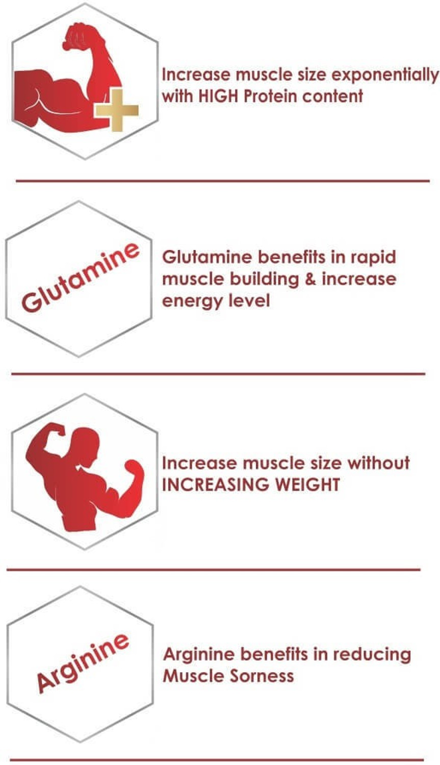 Image of Naturewell Real Mass Gainer Weight Gainers /Mass Gainers (Chocolate) MW719 Weight Gainers /Mass Gainers