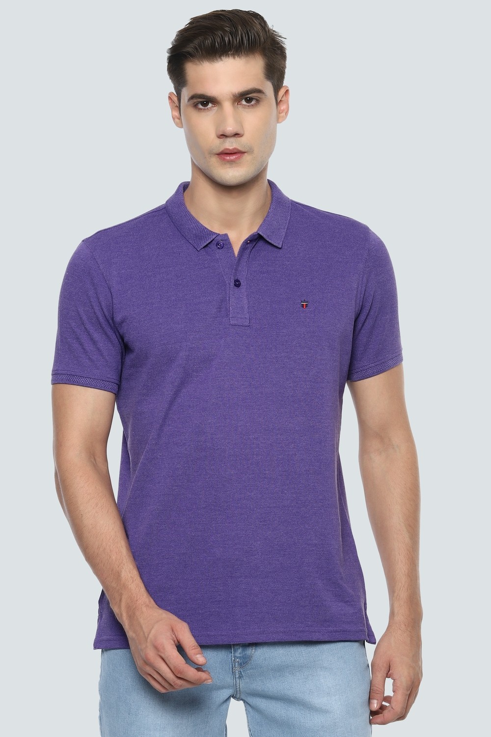 Buy LOUIS PHILIPPE Mens Solid Polo T-Shirt