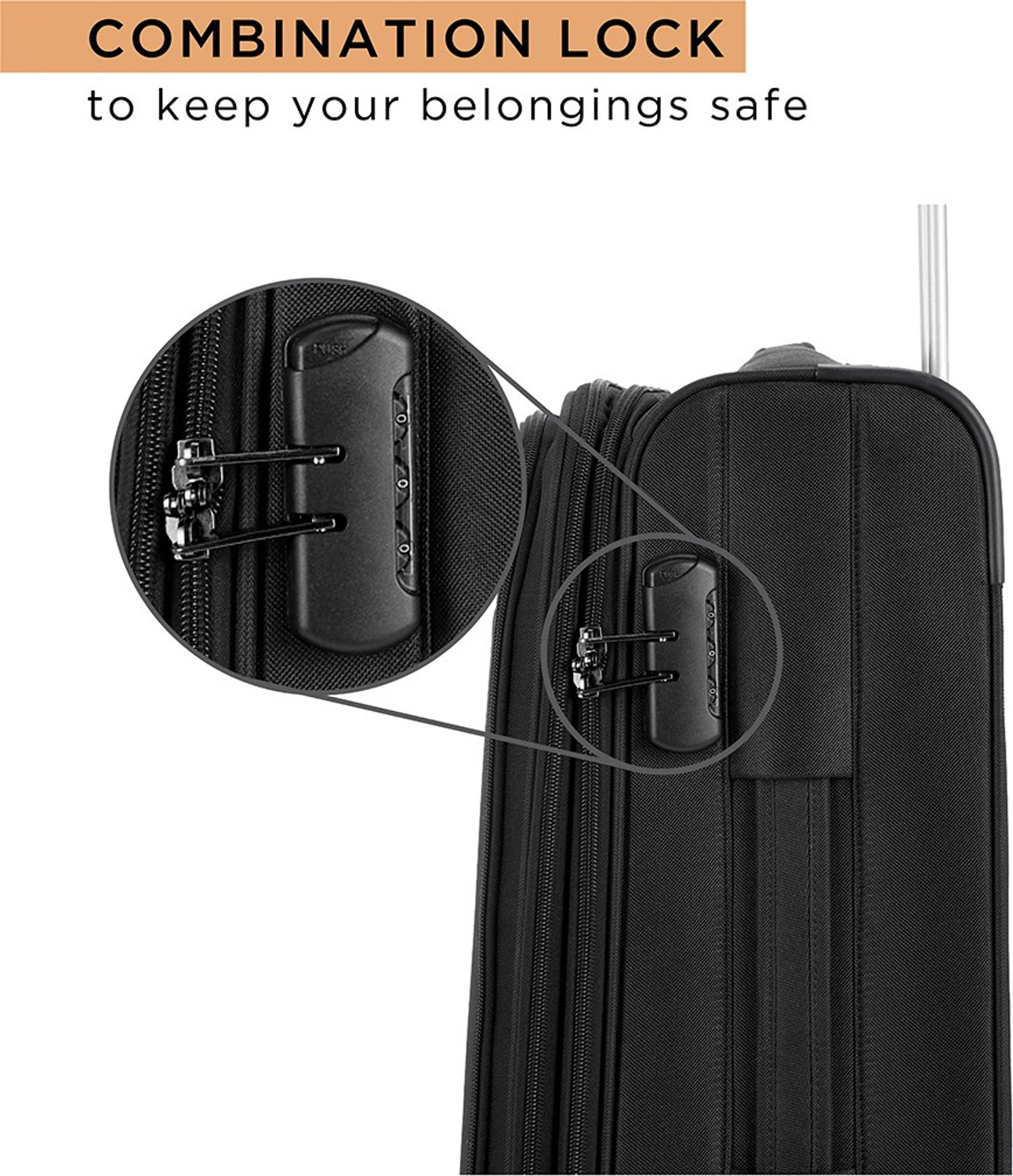 Image of Safari STORM Set of 3 (Small 27cm | Medium 59cm | Large 81cm) 4W Expandable Check-in Suitcase 4 Wheels - 31 inch