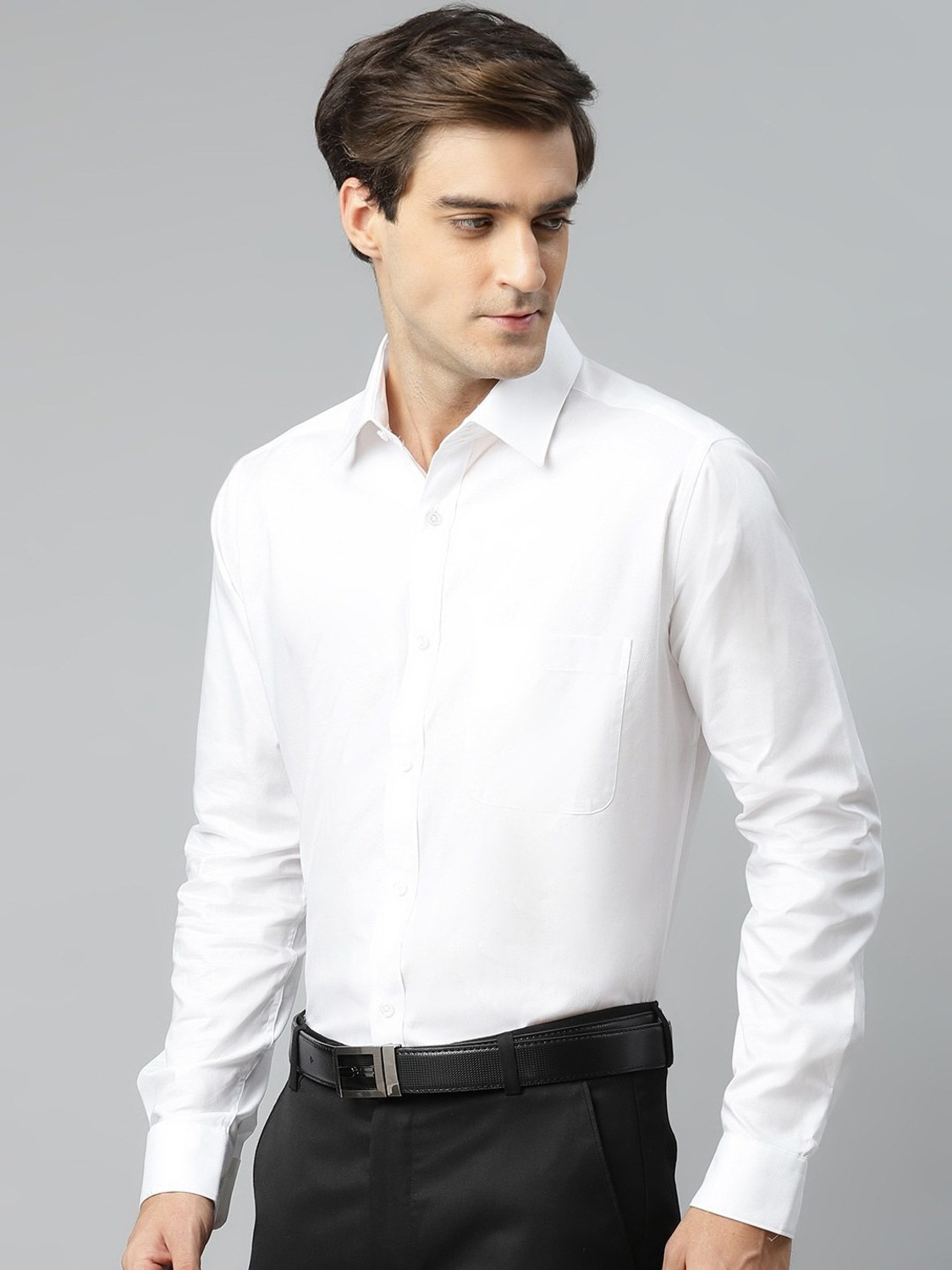 Raymond white shirt piece price shop