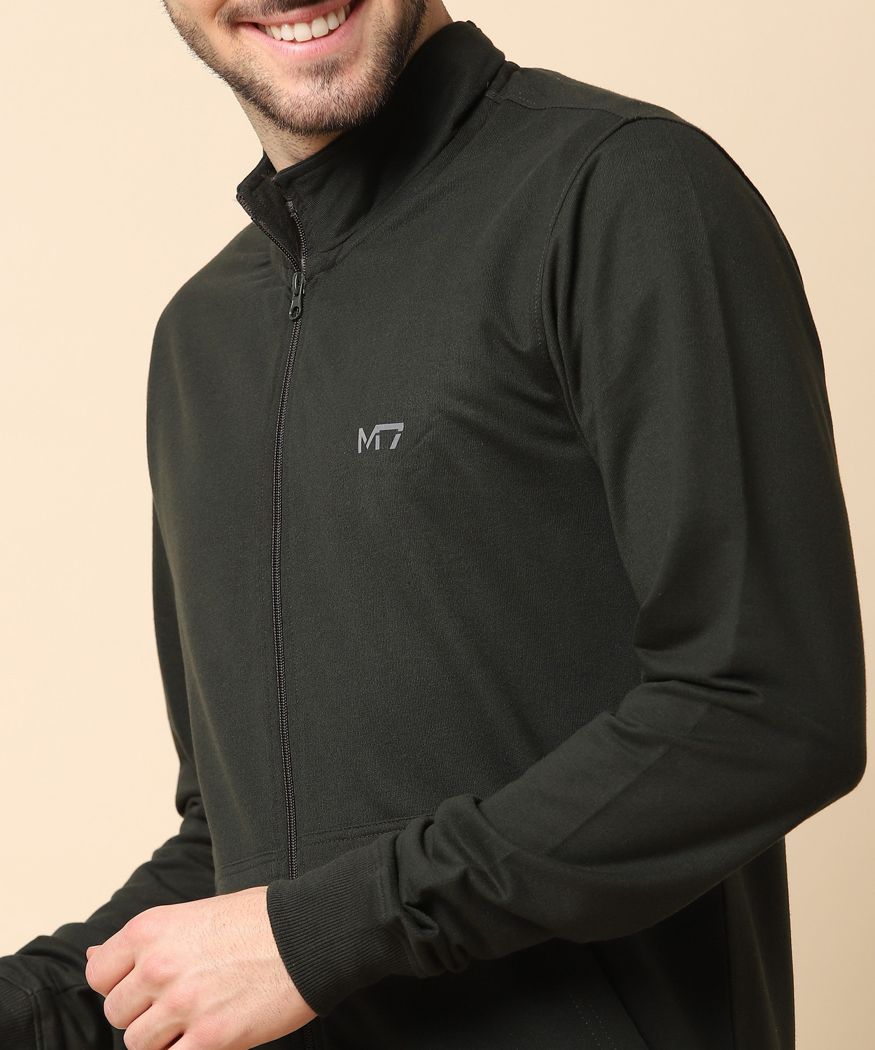 Image of M7 By Metronaut Solid Men Track Suit