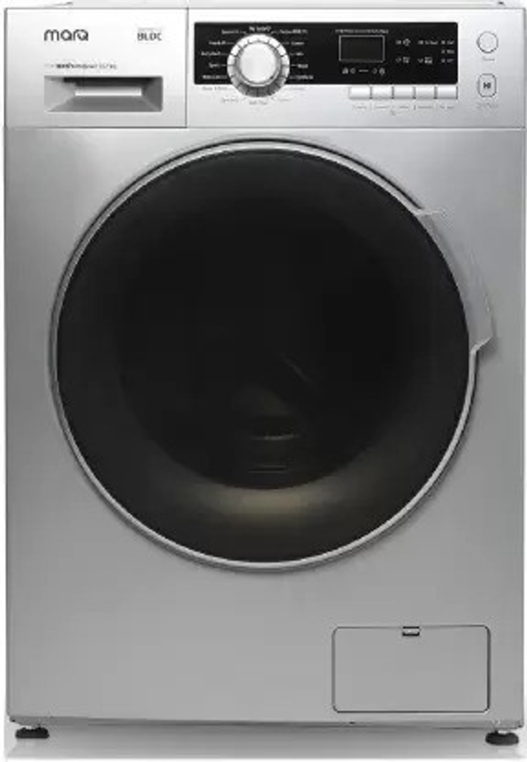 Image of MarQ by Flipkart 10.2 kg Garment Sterilization Fully Automatic Front Load Washing Machine with In-built Heater Silver
