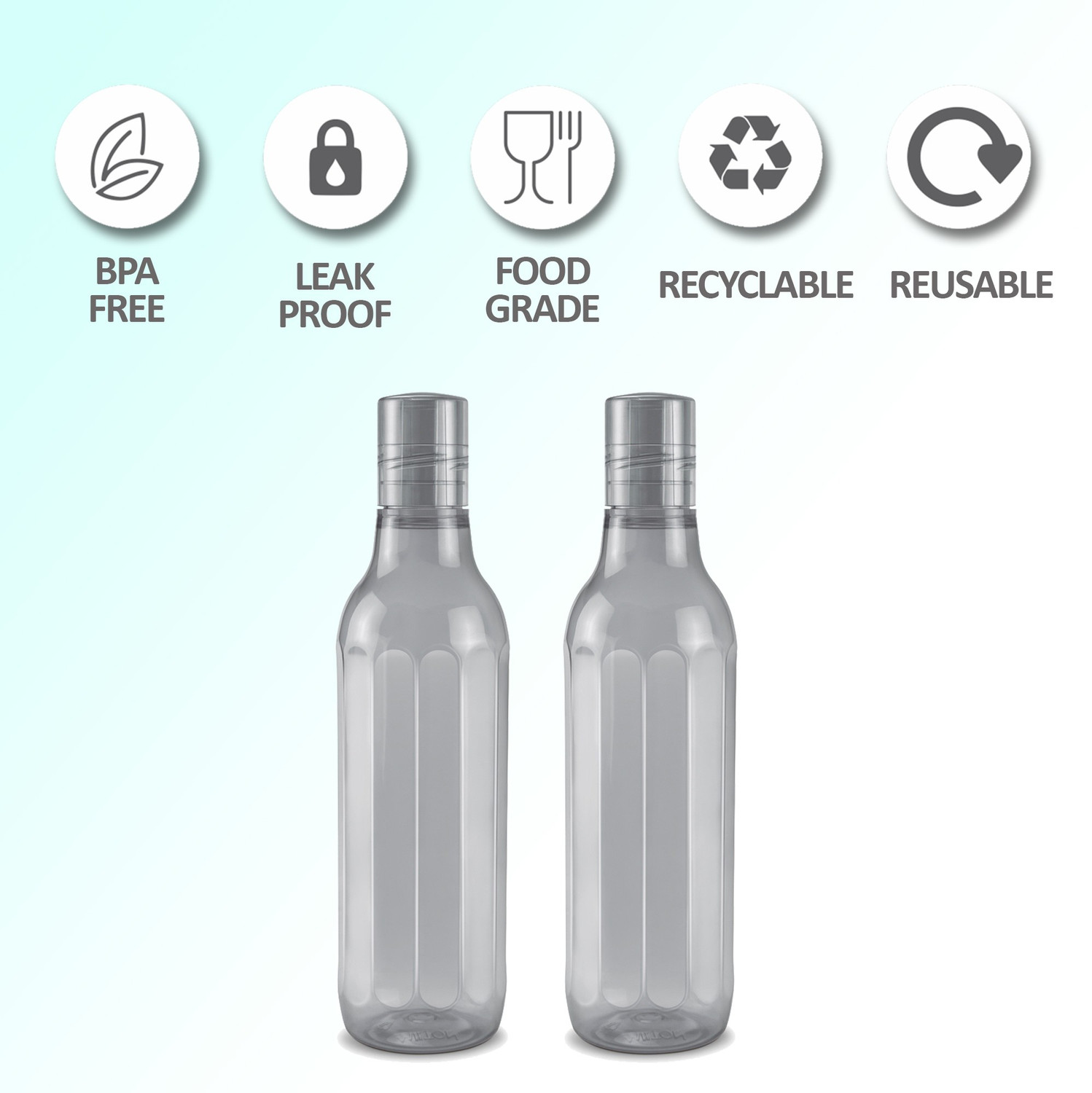 Image of MILTON Prism Pet Water 1 Litre Each 1000 ml Plastic Bottle