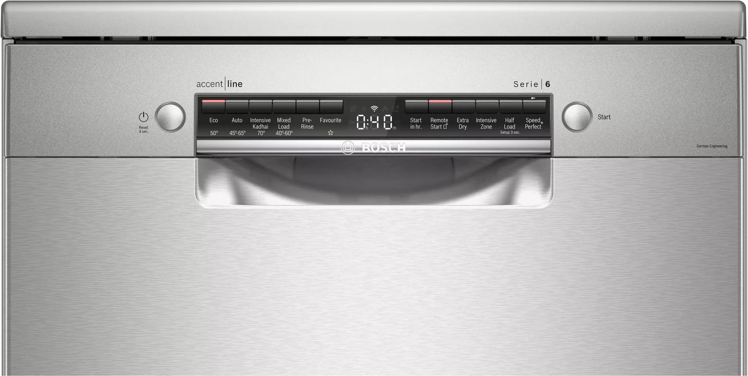 Image of BOSCH SMS6HVI01I /SMS6HVI00I Free Standing 14 Place Settings Dishwasher