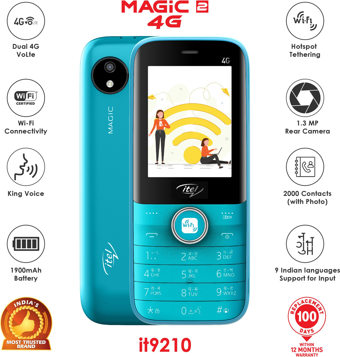 Image of Itel Magic2 4G( WiFi,Hotspot Tethering)
