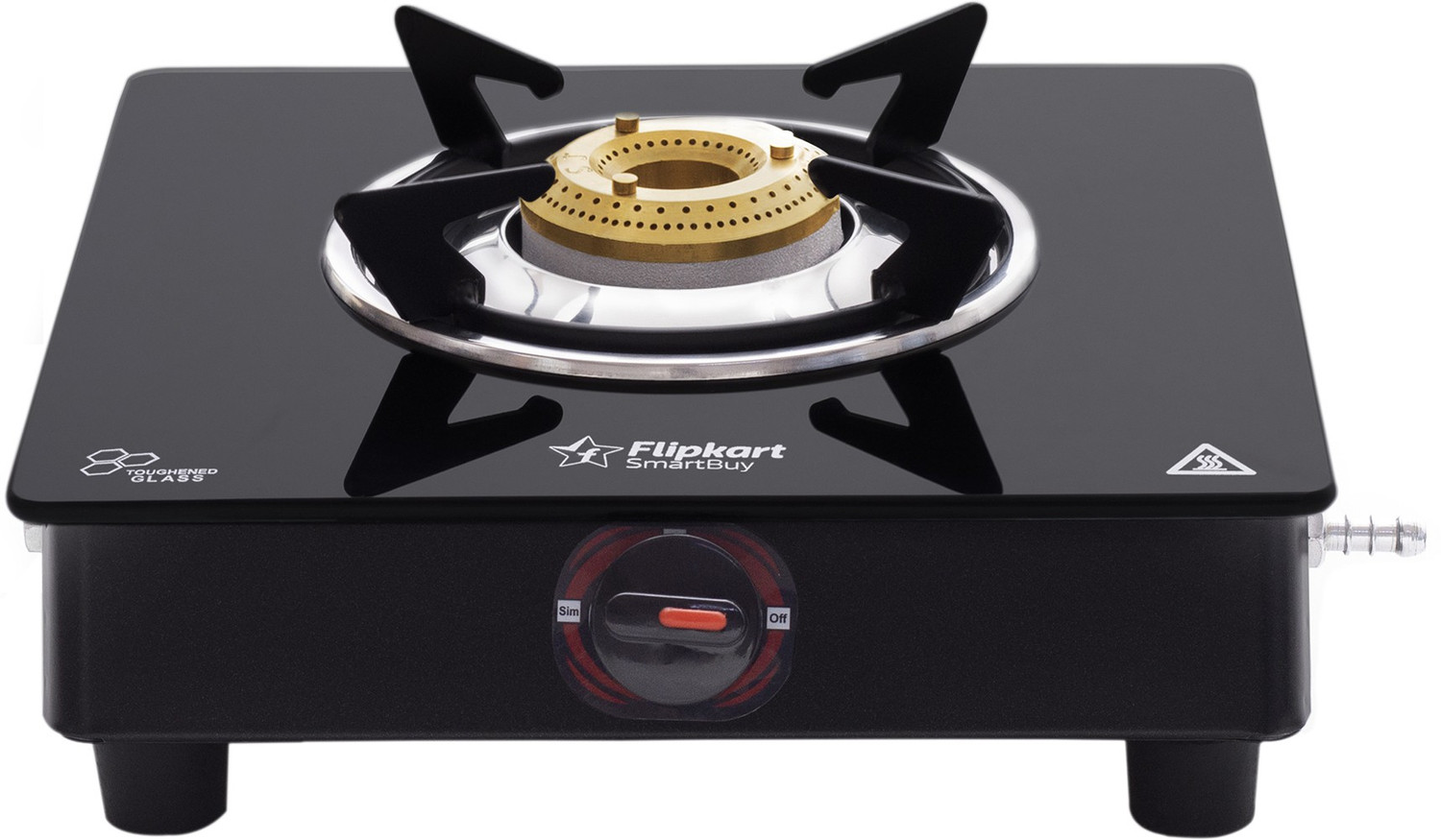 Flipkart SmartBuy Imperio Single Burner Glass Manual Gas Stove 1