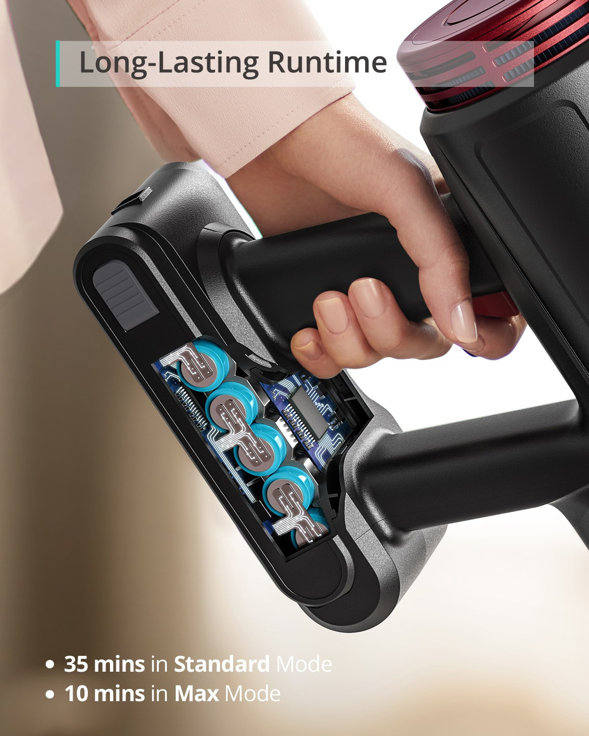 Image of Eufy by Anker HomeVac S11 Lite Cordless Vacuum Cleaner with Swappable Battery