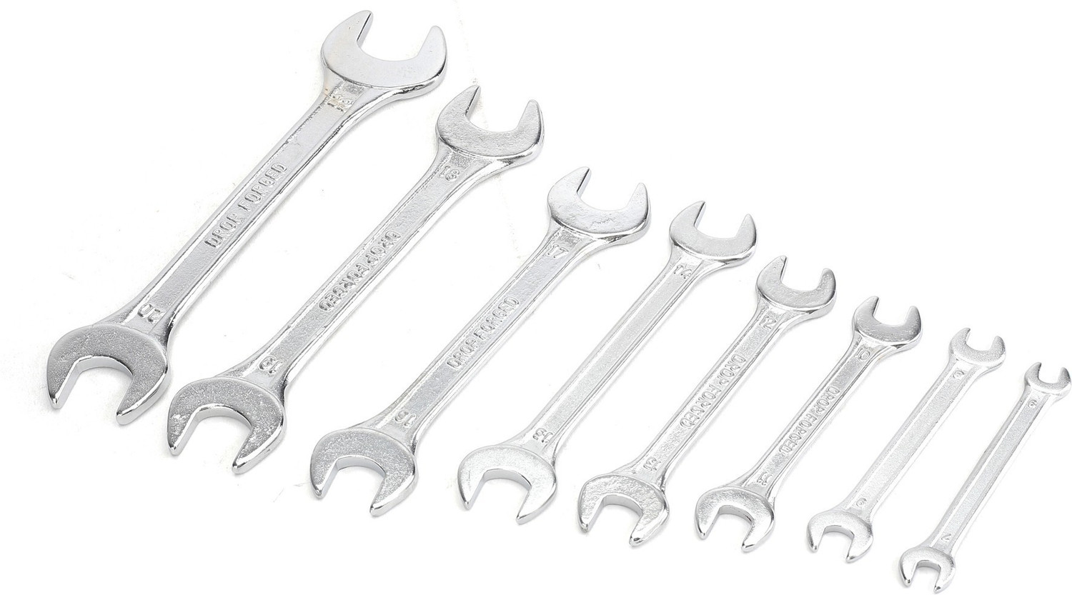 Image of VISKO 701 Double Sided Open End Wrench Set