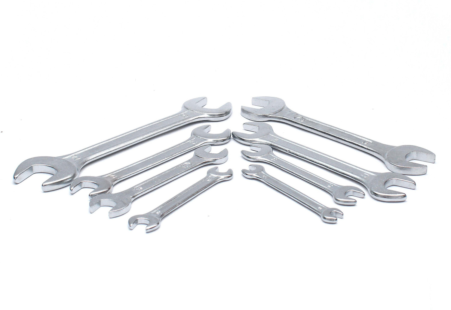 Image of VISKO 701 Double Sided Open End Wrench Set