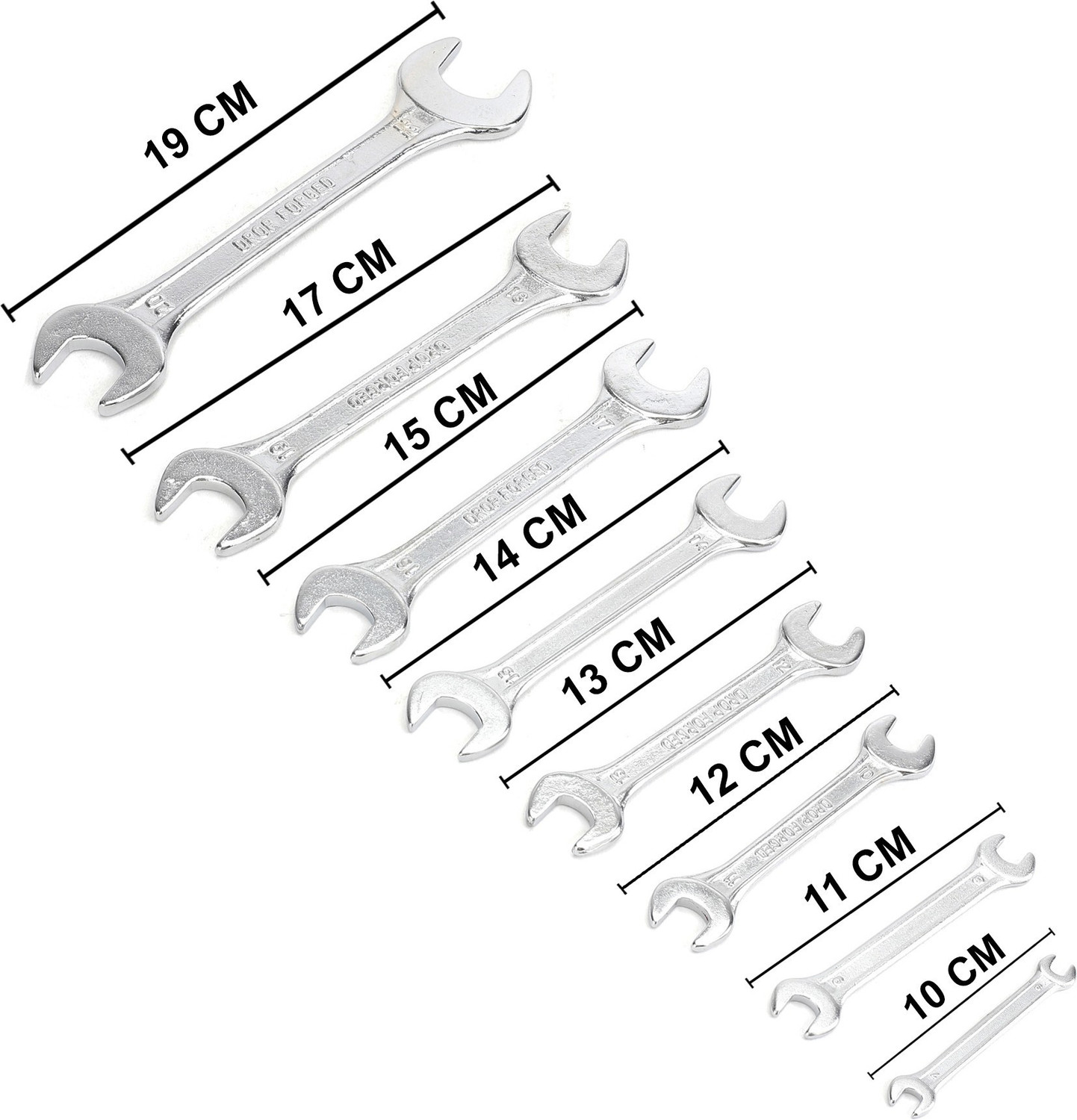Image of VISKO 701 Double Sided Open End Wrench Set