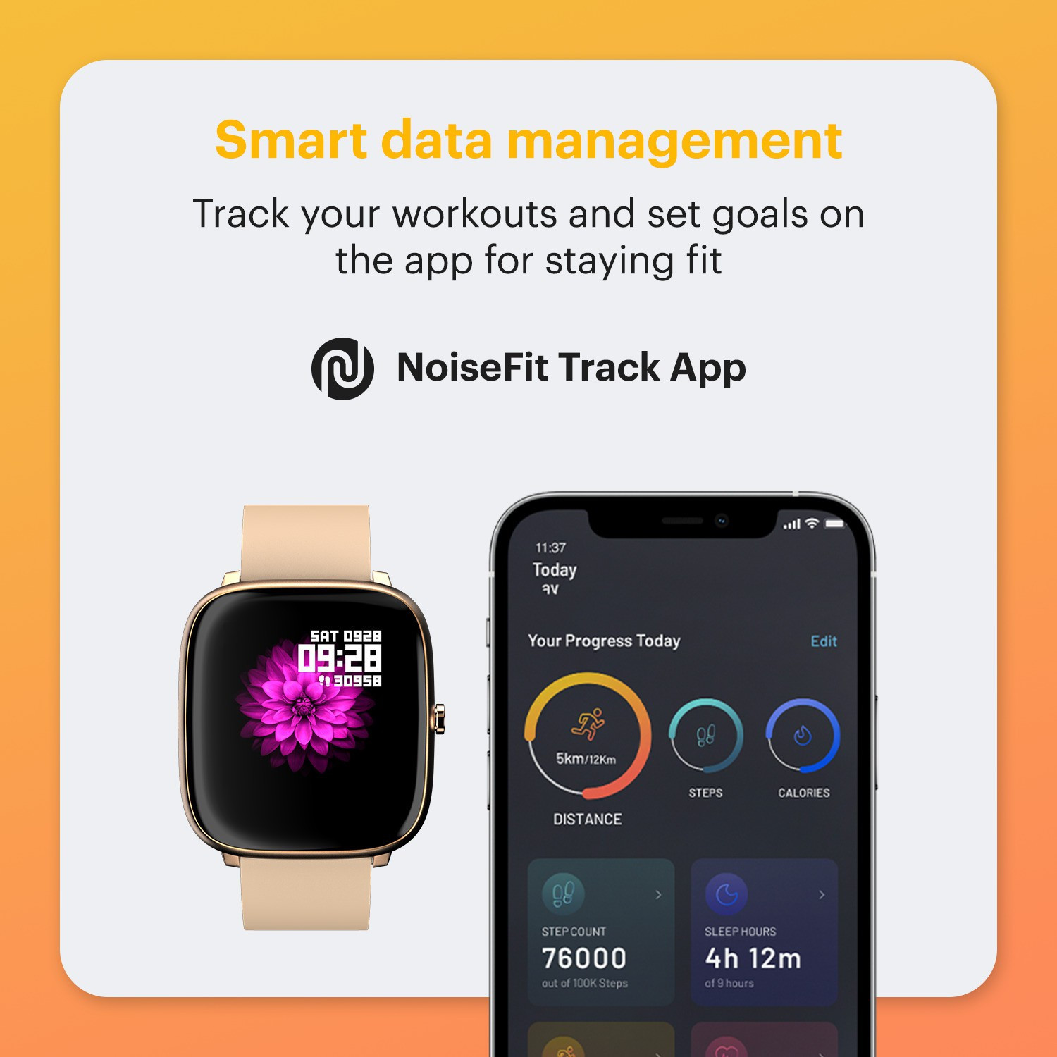 Image of Noise ColorFit Qube Smartwatch