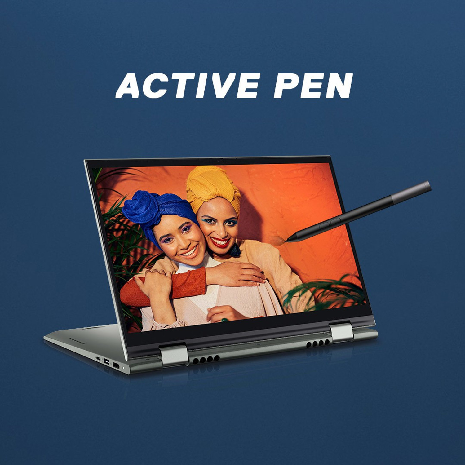 Image of DELL Inspiron AMD Ryzen 5 Hexa Core 5500U - (8 GB /512 GB SSD /Windows 10) Inspiron 7415 2 in 1 Laptop