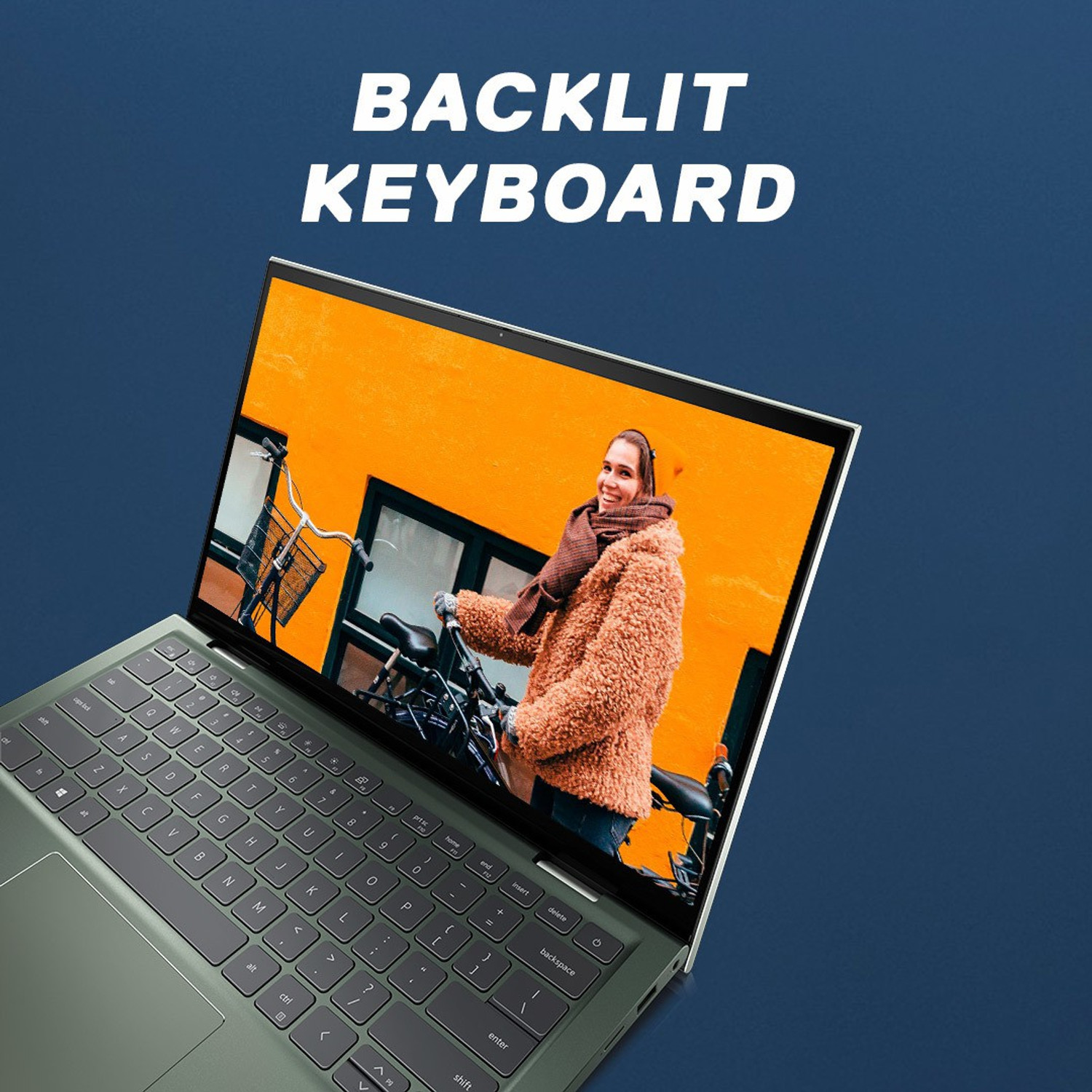 Image of DELL Inspiron AMD Ryzen 5 Hexa Core 5500U - (8 GB /512 GB SSD /Windows 10) Inspiron 7415 2 in 1 Laptop