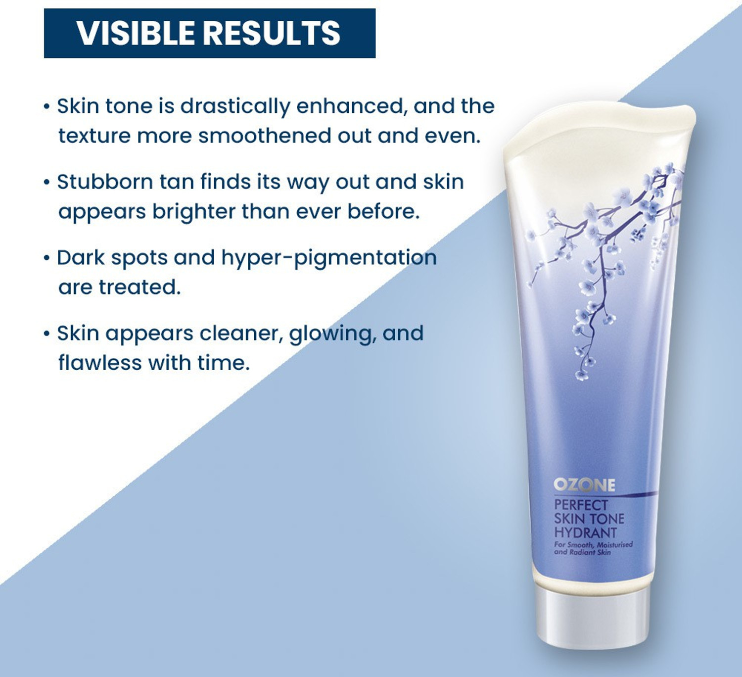 OZONE Perfect Skin Tone Face Wash & Hydrant with Complexion Fortifying