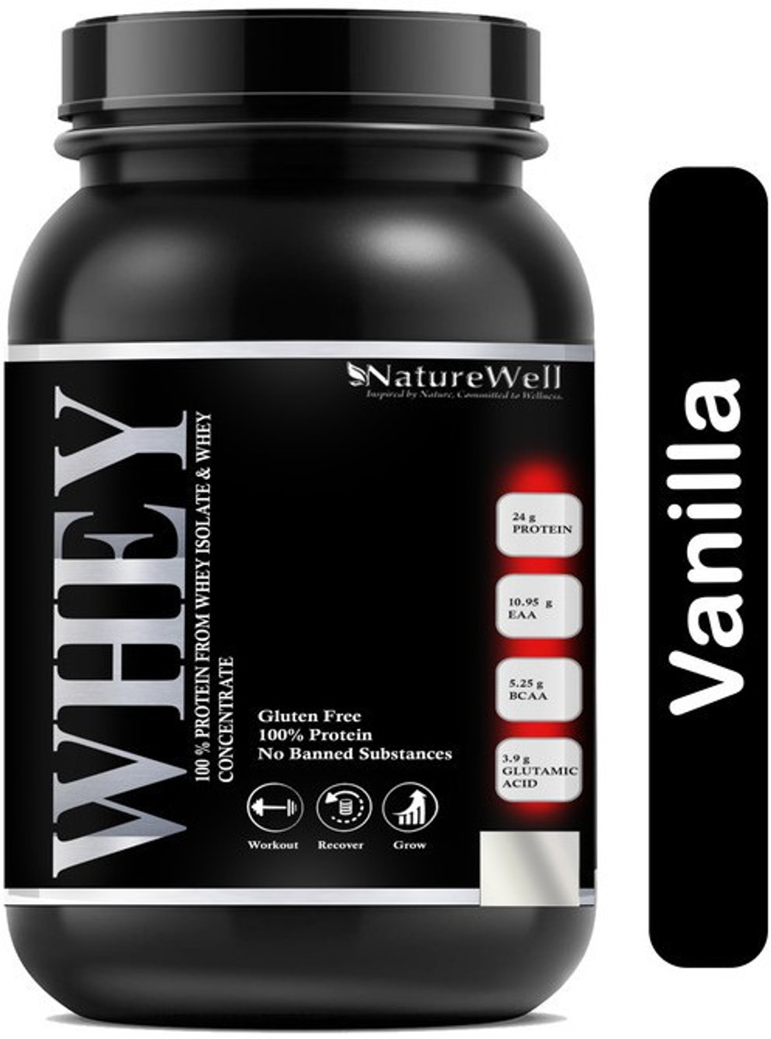Image of Naturewell Gold Standard 100% Protein Powder Whey Protein Concentrate (AS2992) Whey Protein