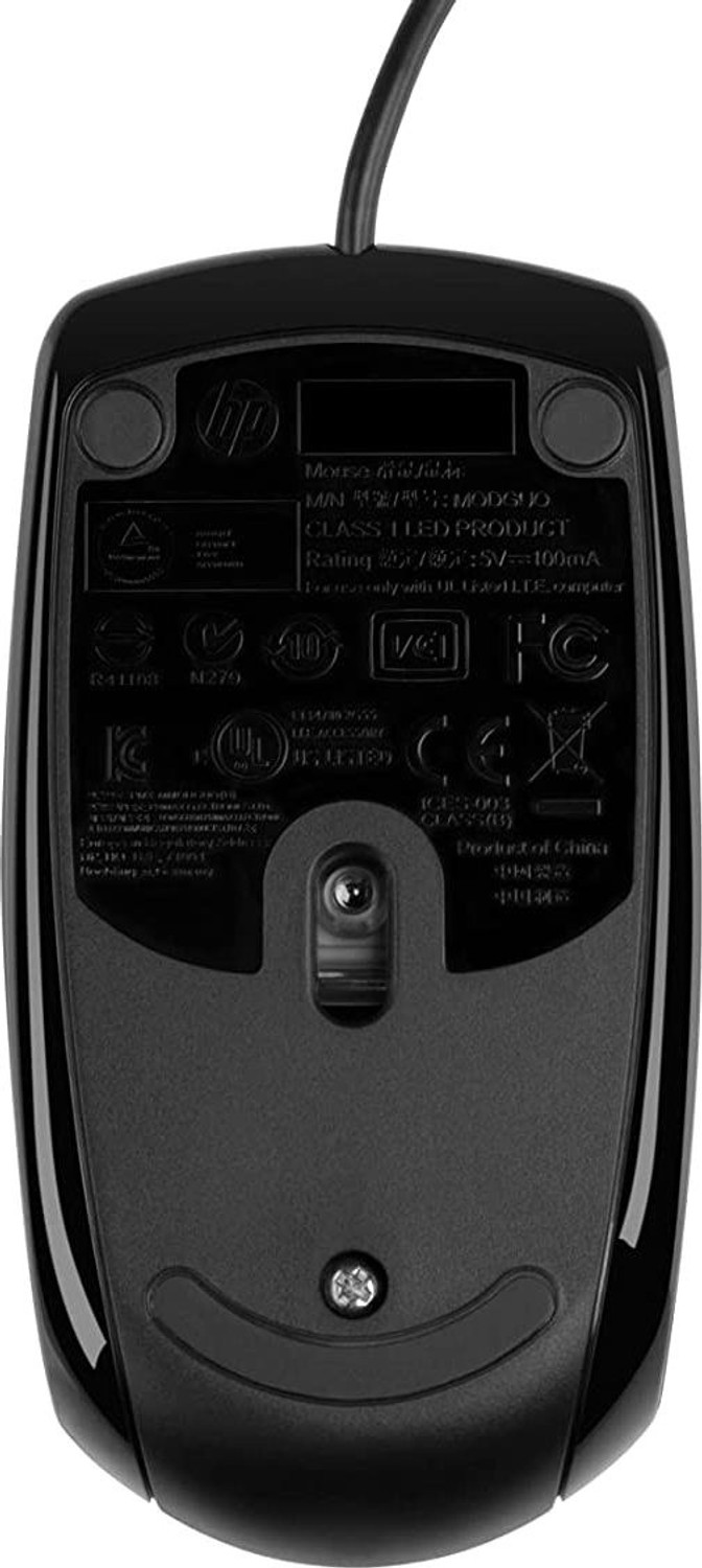 Image of HP x500 Wired Ambidextrous Optical Mouse