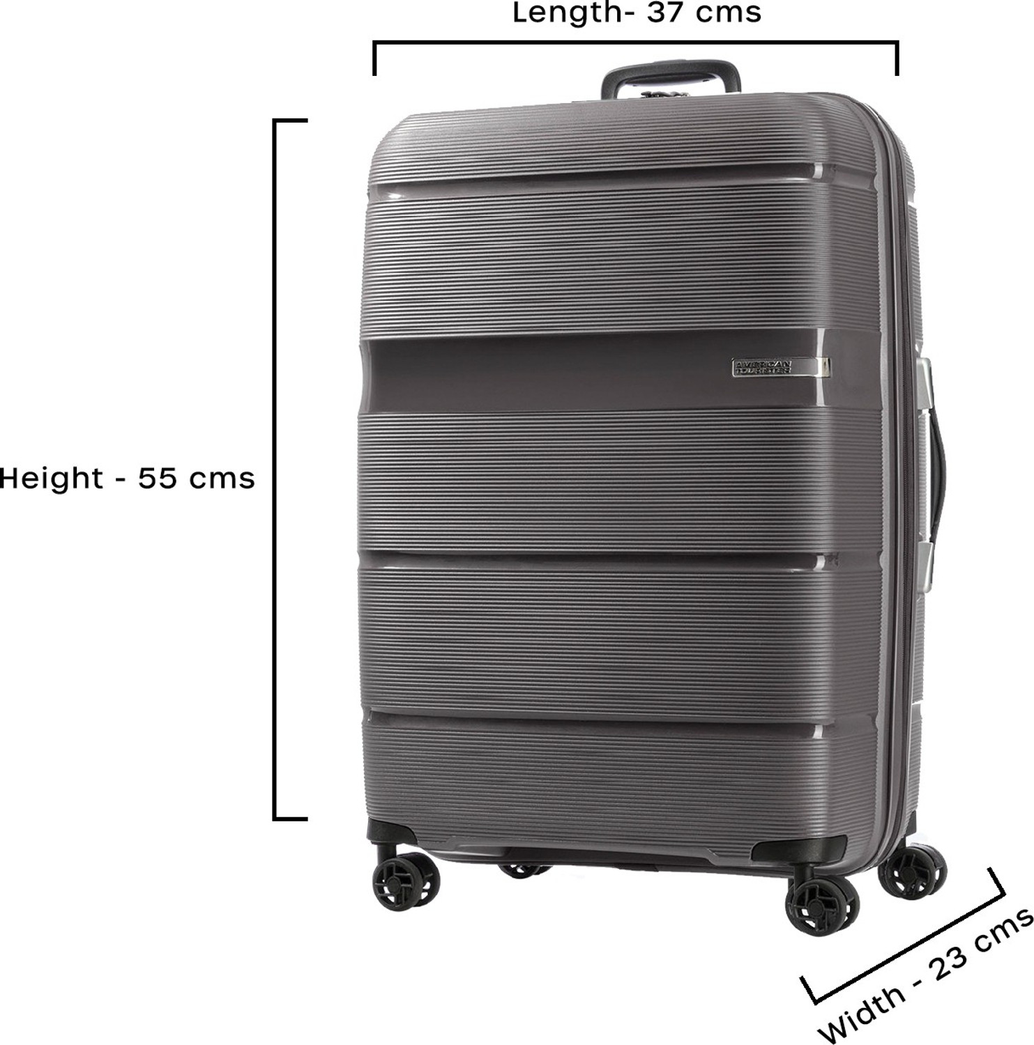 Image of AMERICAN TOURISTER LINEX 55 /20 TSA-TITANIUM Cabin Suitcase 4 Wheels - 22 inch
