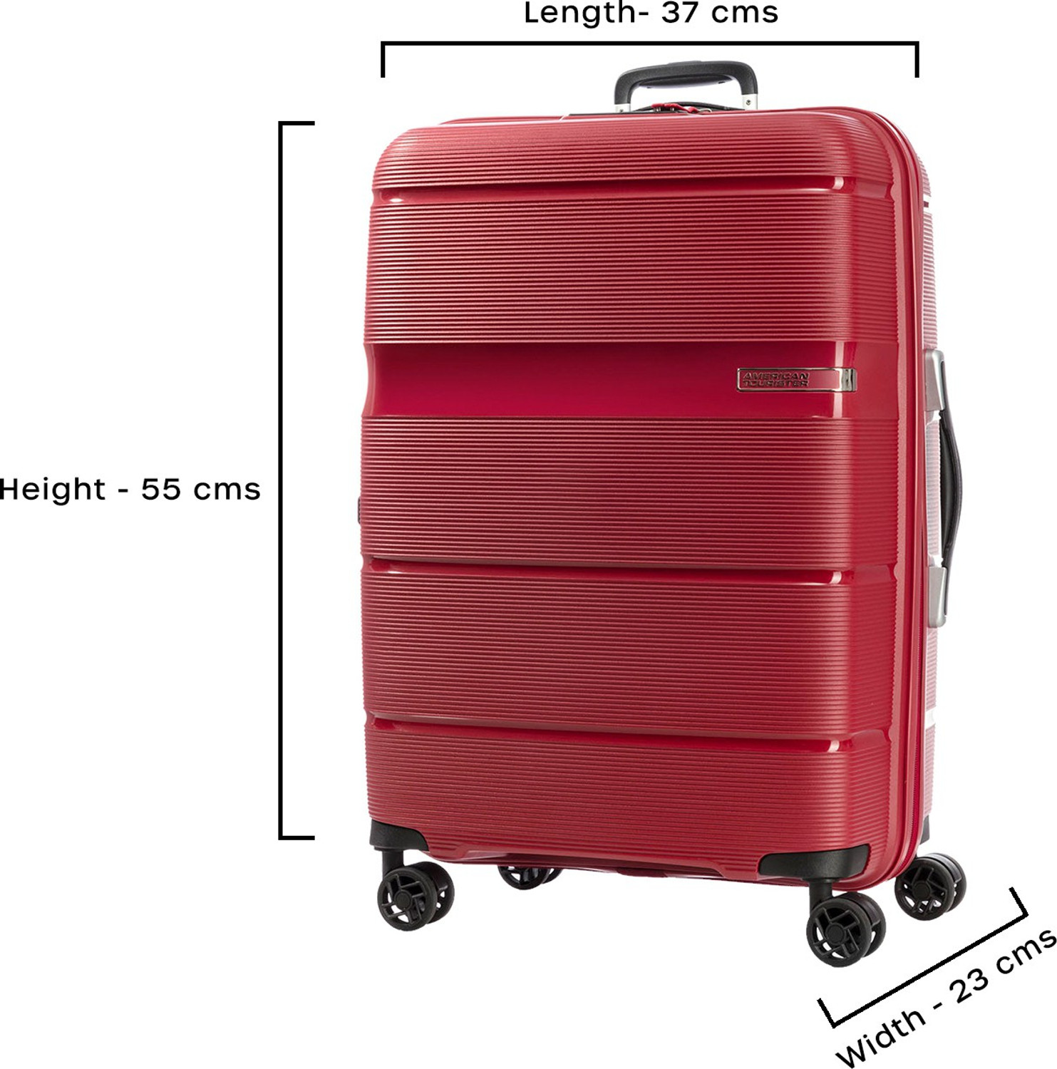 Image of AMERICAN TOURISTER LINEX SPINNER 55 /20 TSA-RED Cabin Suitcase 4 Wheels - 22 Inch