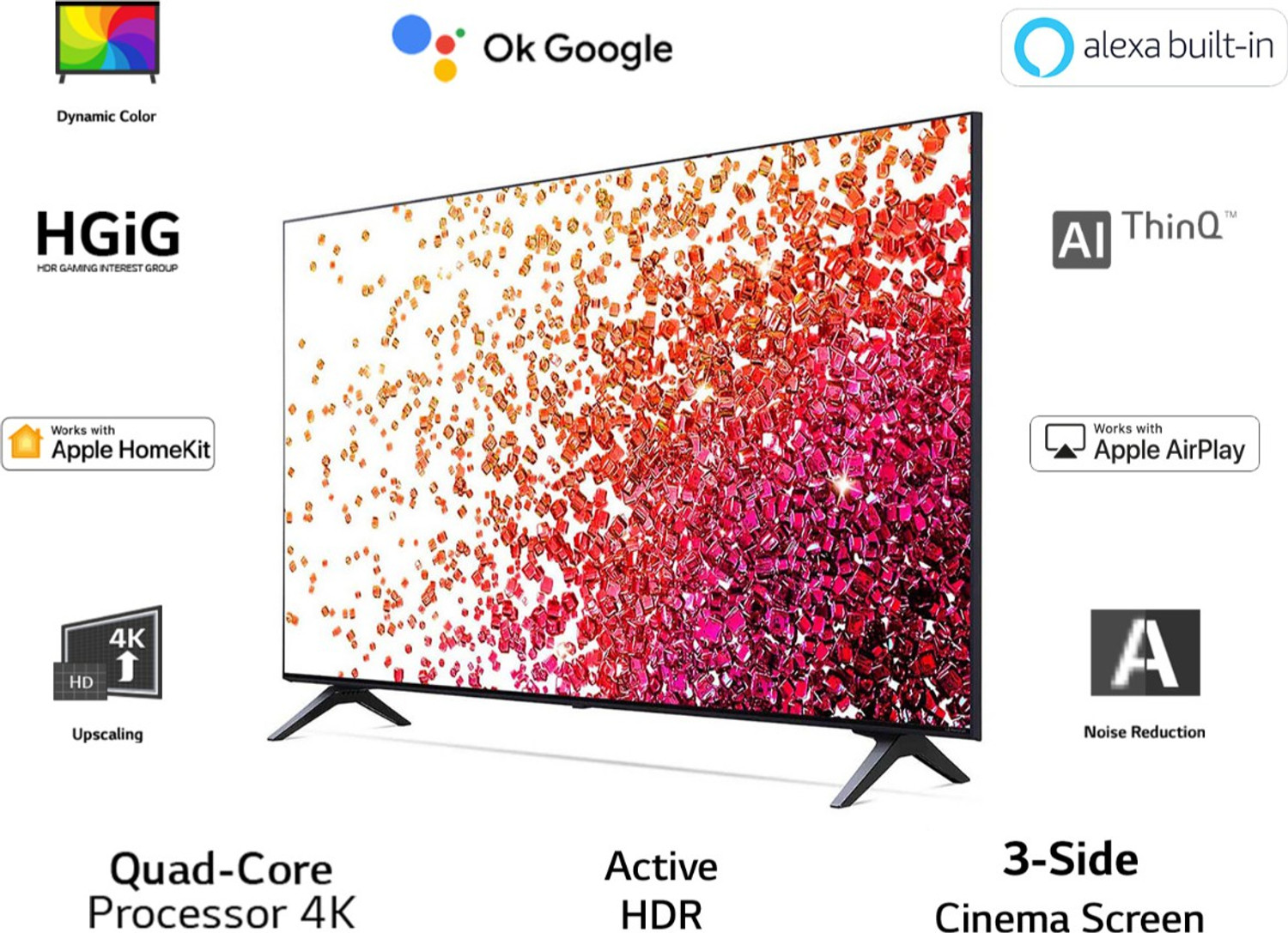 Image of LG Nanocell 108 cm (43 inch) Ultra HD (4K) LED Smart WebOS TV (43NANO73TPZ)