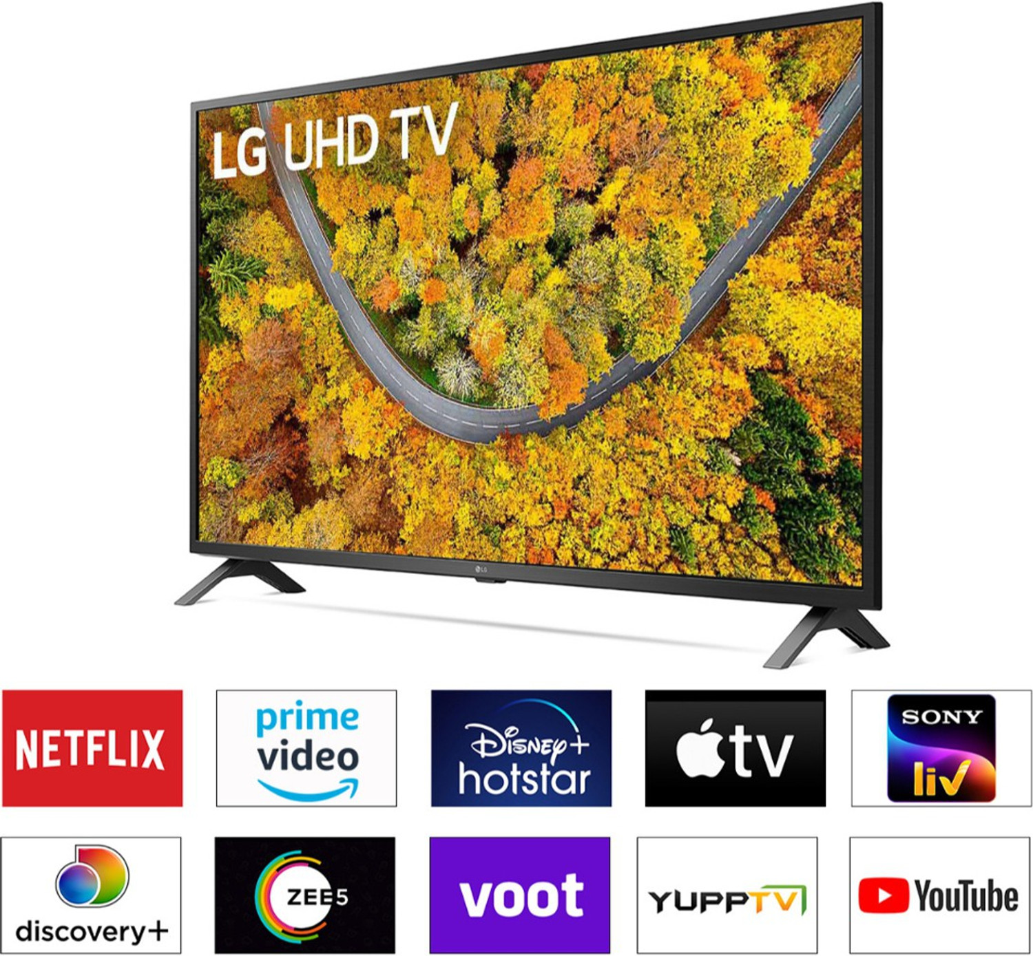 Image of LG 139 cm (55 inch) Ultra HD (4K) LED Smart WebOS TV (55UP7500PTZ)