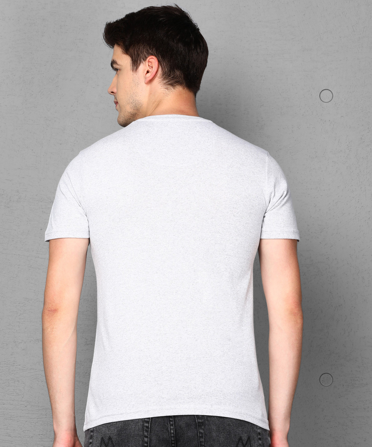 Image of METRONAUT Solid Men V Neck Multicolor T-Shirt