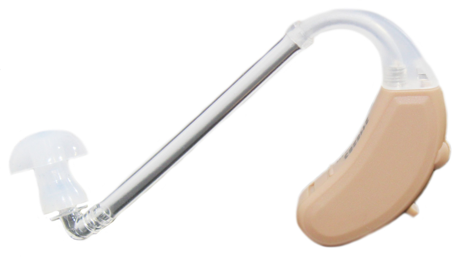 Image of Unisound VIVO111 Ear Amplifier Device German Made With 1 Year Warranty Hearing Aid machine for ear- Vivo 111(New)- Behind The Ear Model- with Hearing Aid Battery- P13- Pack Of 6 Behind the ear Hearing Aid (Beige)