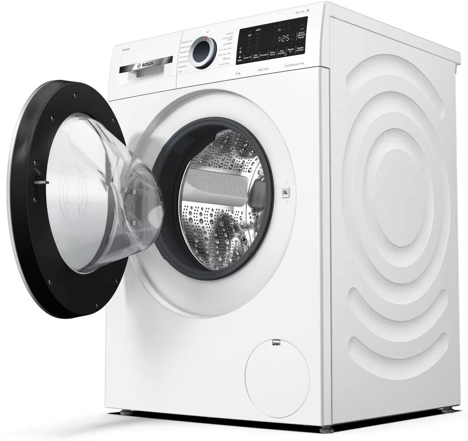 Image of BOSCH 9 kg 1400RPM, Anti Wrinkle, i-DOS system and EcoSilence Drive motor Fully Automatic Front Load Washing Machine with In-built Heater White
