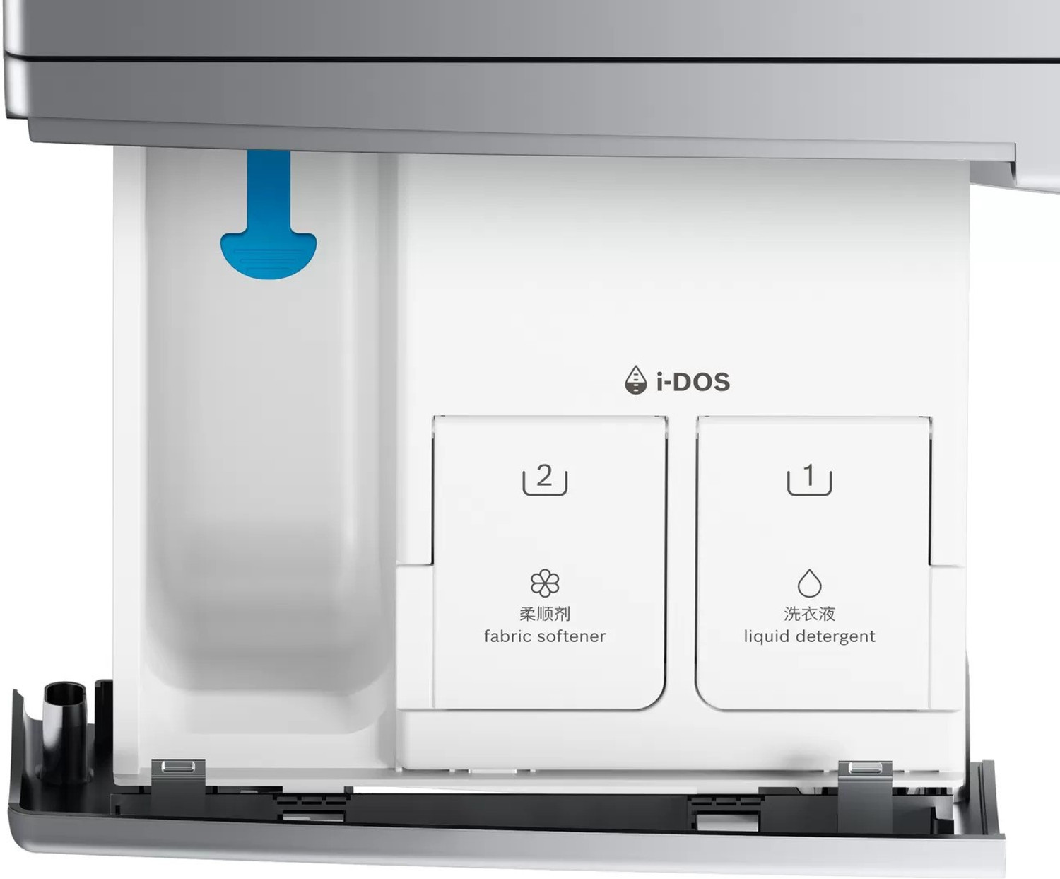 Image of BOSCH 9 kg 1400RPM, Anti Wrinkle, i-DOS system and EcoSilence Drive motor Fully Automatic Front Load Washing Machine with In-built Heater White