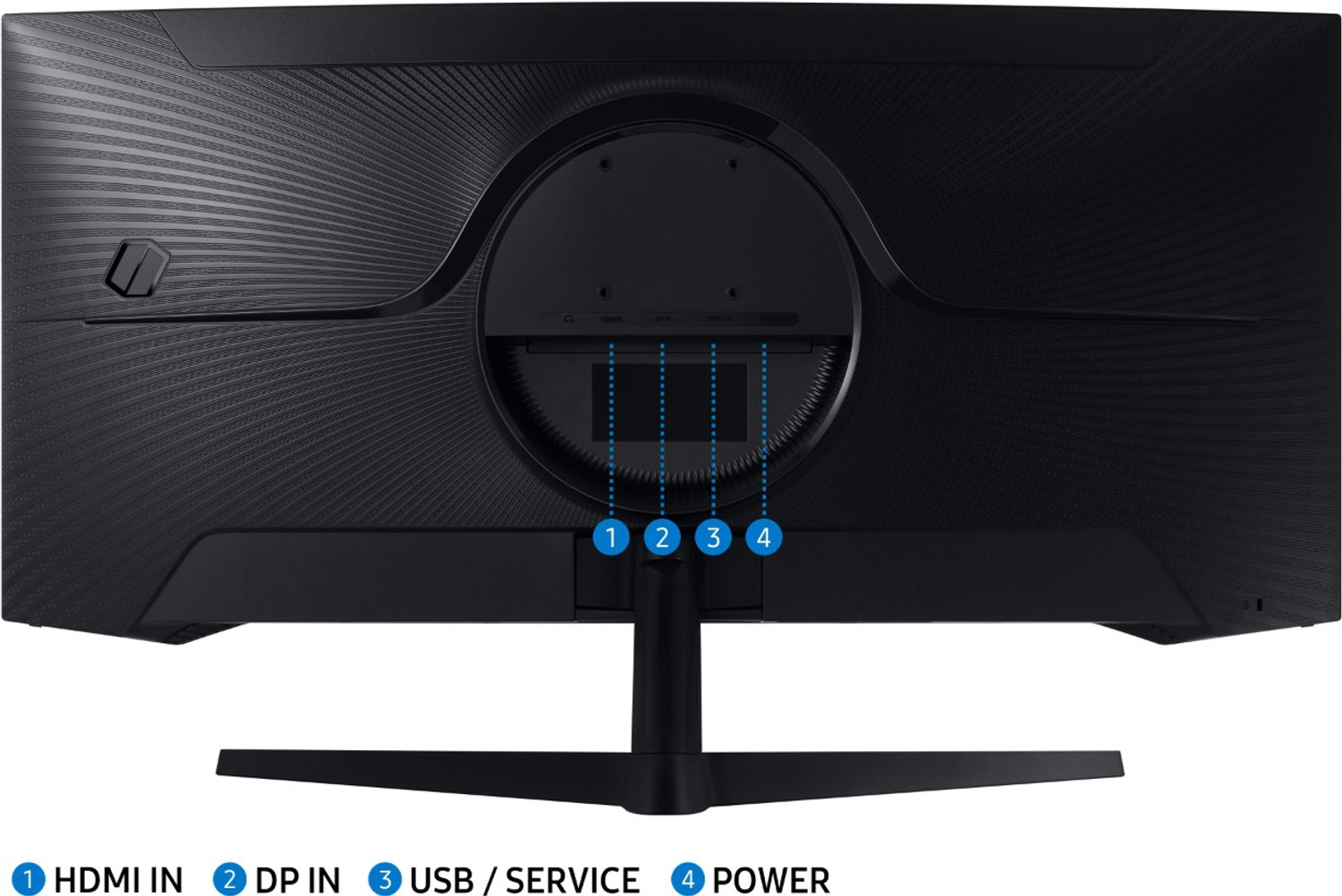 Image of Samsung Odyssey G5 1000R 86.4 cm (34 inch) Curved WQHD VA Panel with HDR 10, Game Style UI, Borderless UltraWide Gaming Monitor (LC34G55TWWWXXL)