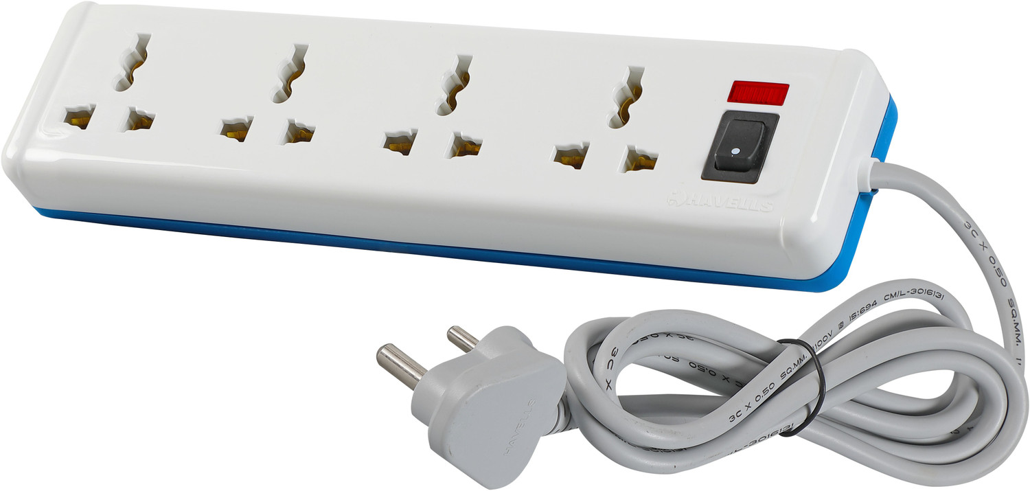 Image of HAVELLS Spikestar Spikegaurd ( 2 mtr) 4 Socket Extension Boards