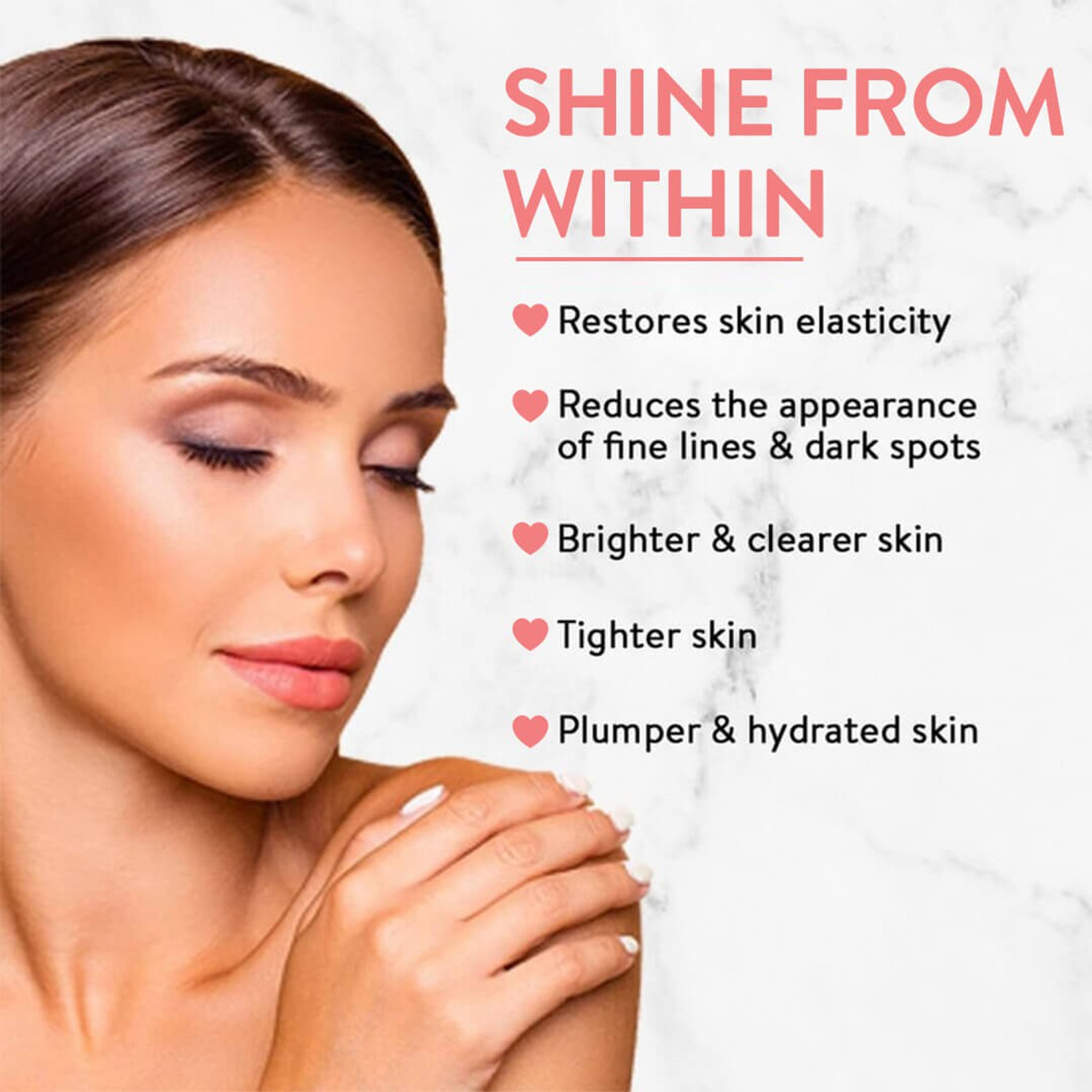 Image of The Plant Fix Plix Collagen Booster Powder | Hydration, Skin Health & Antioxidant Support, Rose