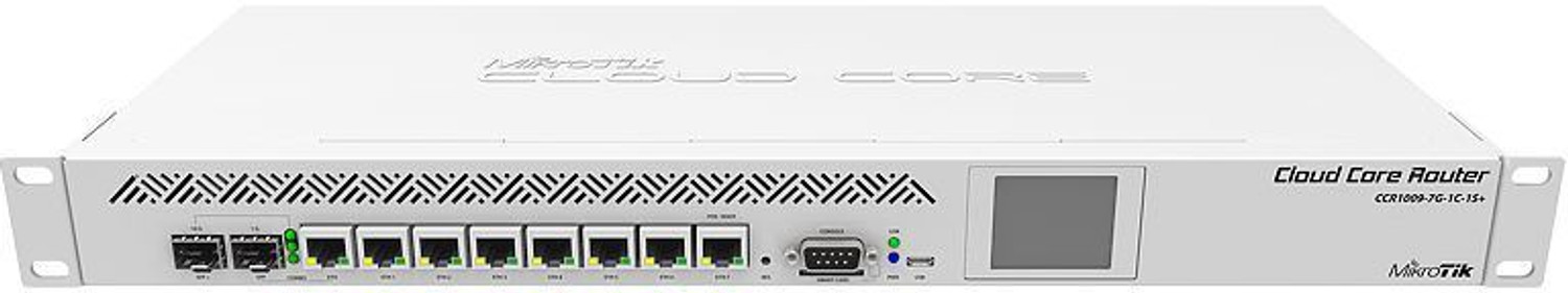 MikroTik CCR1009-7G-1C-1S+ Cloud Core Router 10240 Mbps Router - Price ...