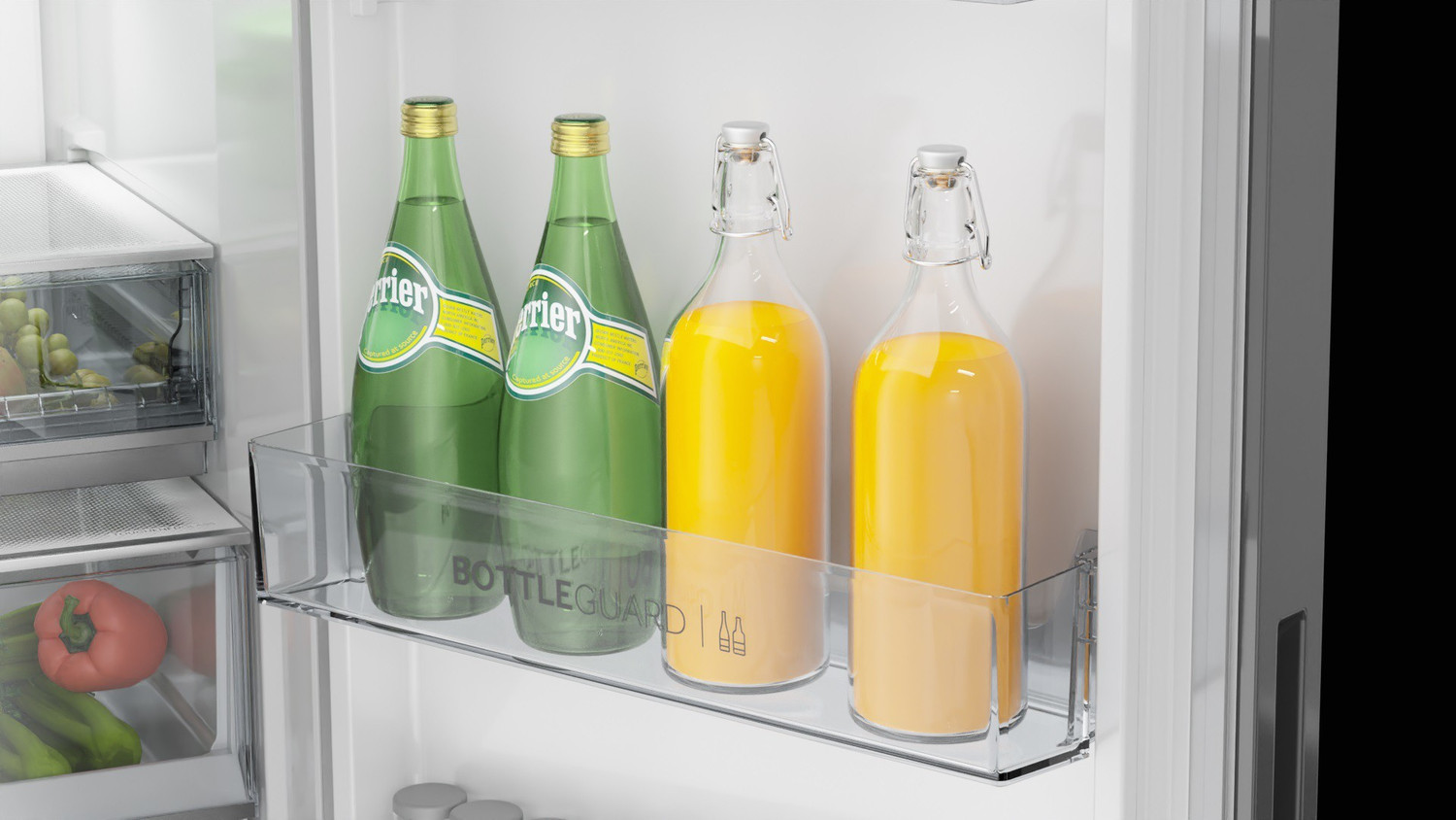 Image of Haier 358 L Frost Free Double Door 3 Star Convertible Refrigerator with Convertible 14-in-1,1 hour Icing