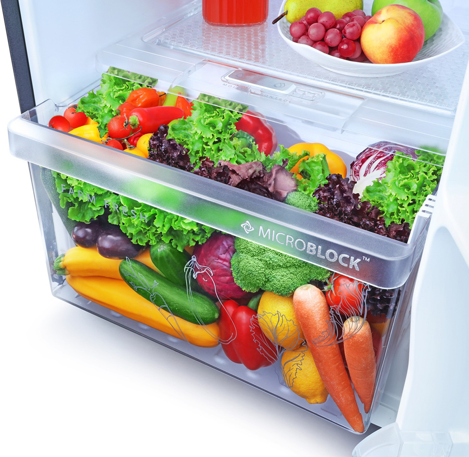 Image of Whirlpool 259 L Frost Free Double Door 2 Star Refrigerator with Glass Door