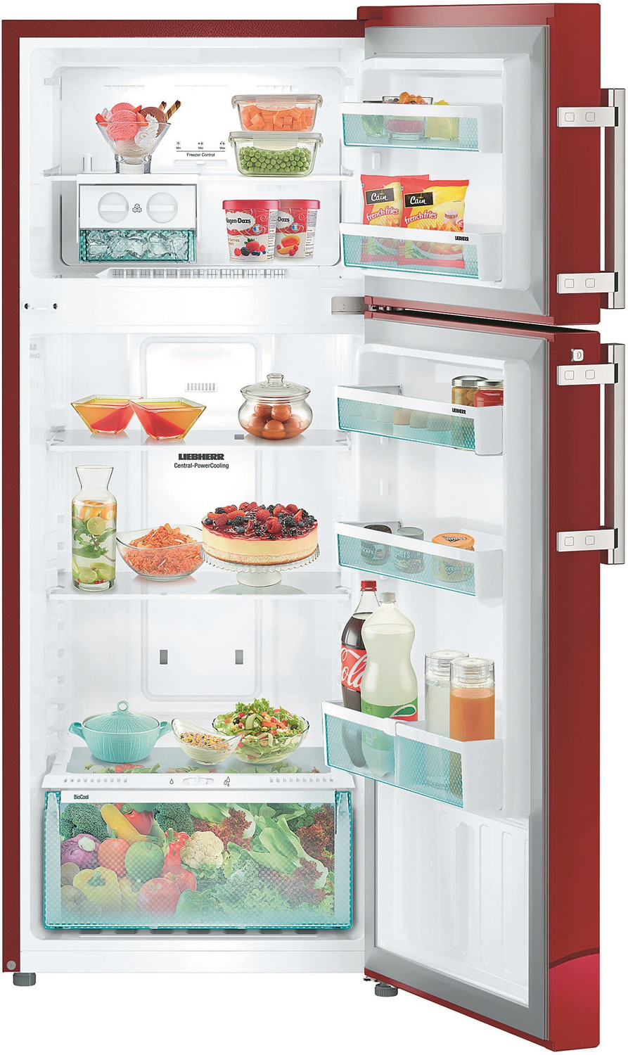 Image of Liebherr 265 L Frost Free Double Door Top Mount 3 Star Refrigerator