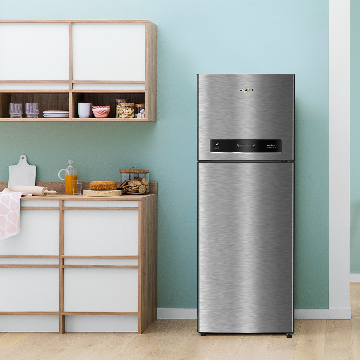 Image of Whirlpool 265 L Frost Free Double Door 2 Star Convertible Refrigerator