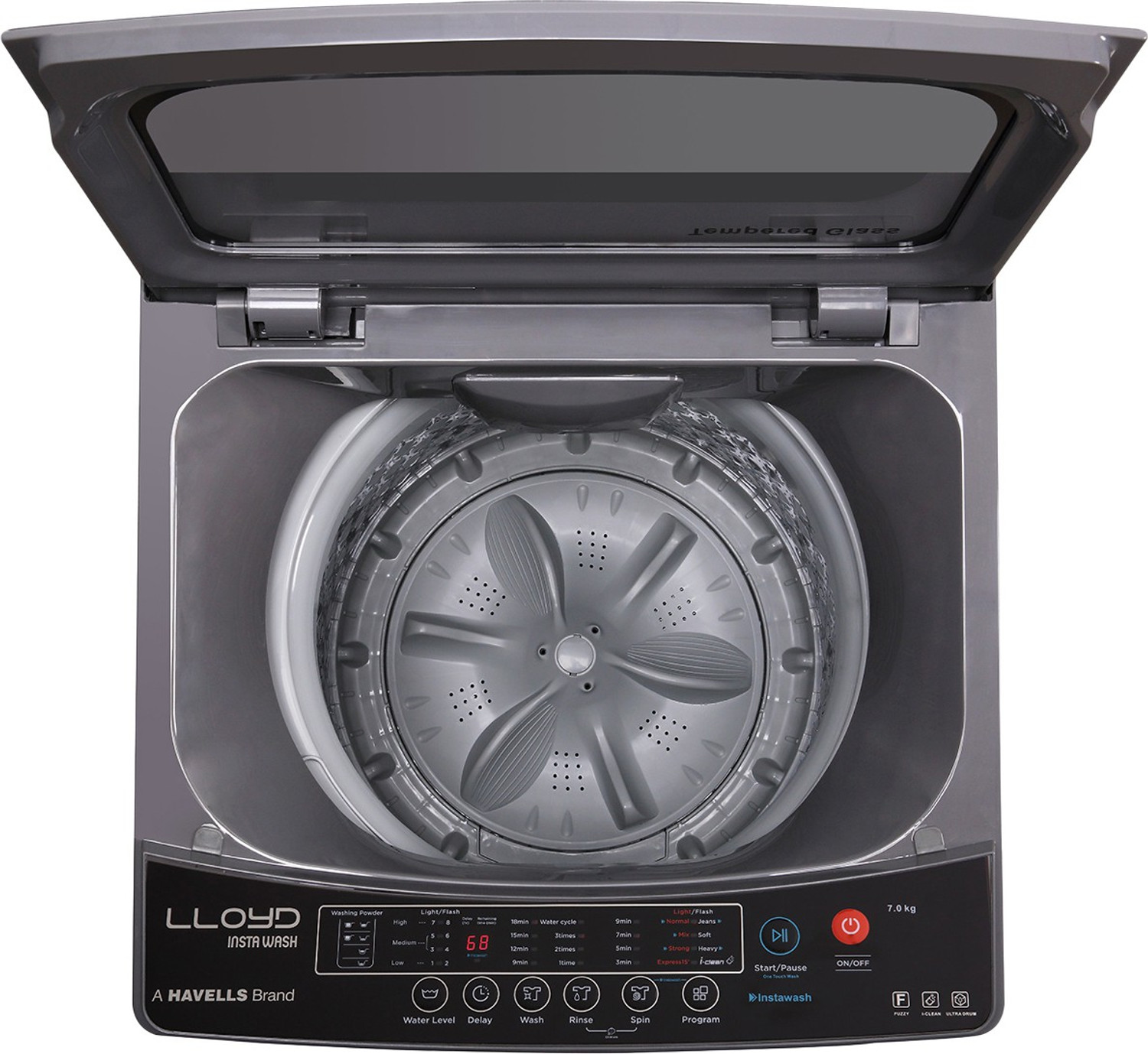 Image of Lloyd by Havells 7 kg Fully Automatic Top Load Washing Machine Grey