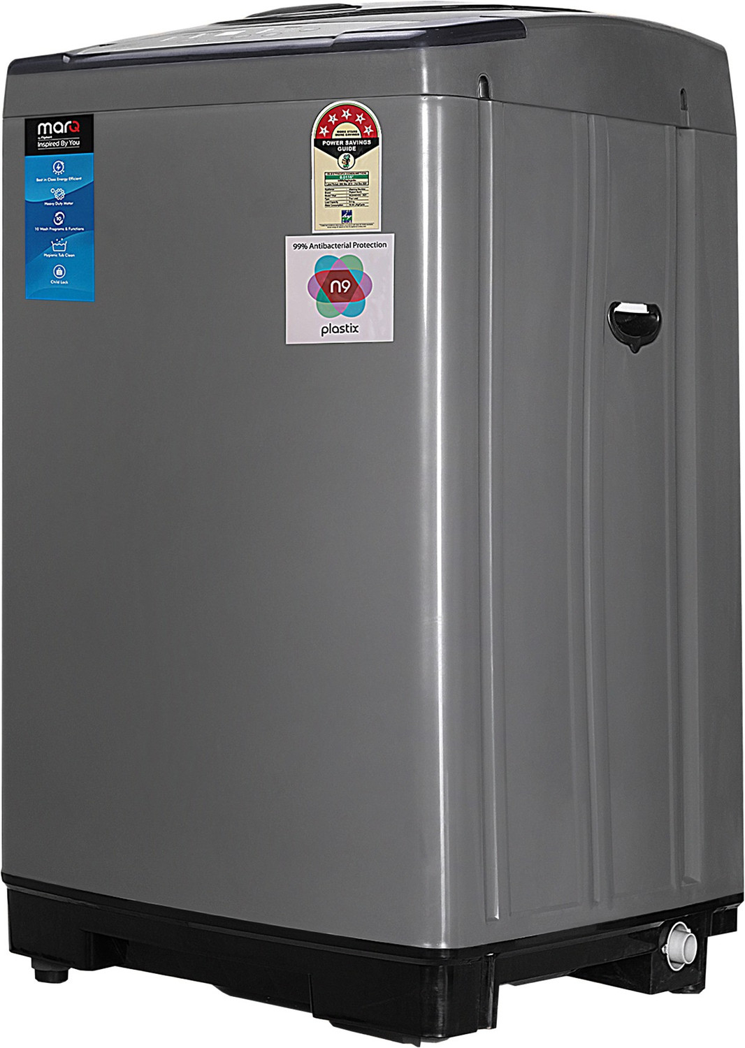 Image of MarQ by Flipkart 7.5 kg Fully Automatic Top Load Washing Machine Grey